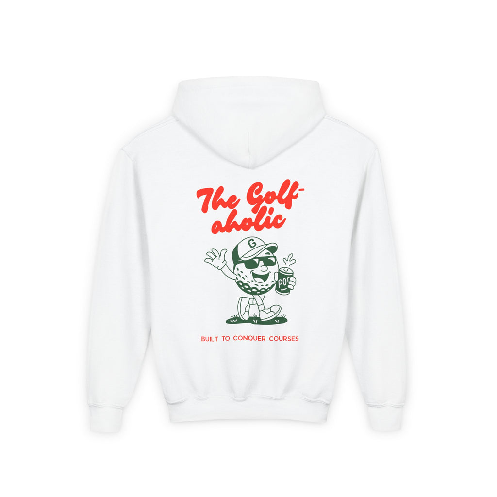 Golf-aholic Youth Hoodie – Cute Kids Sweatshirt