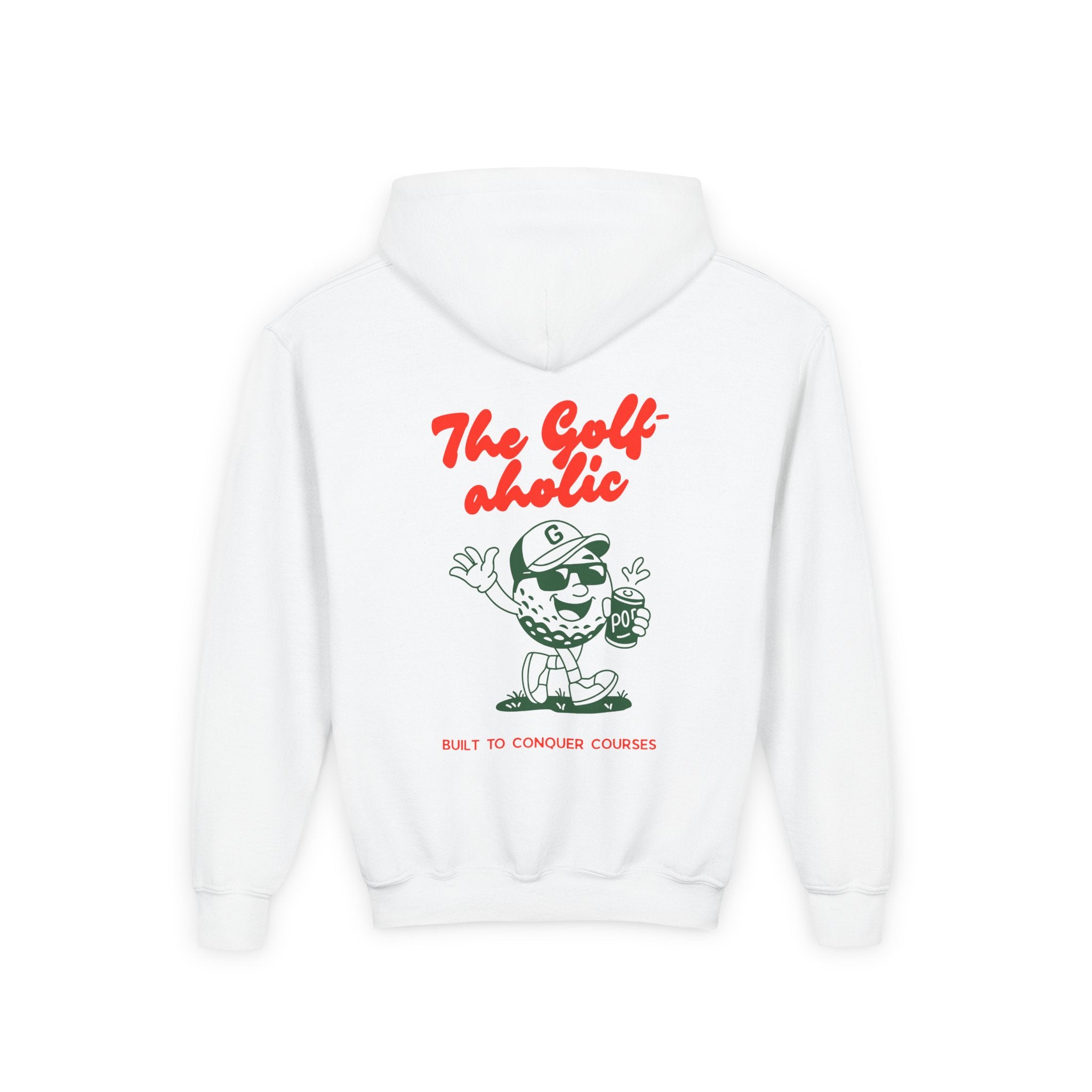 Golf-aholic Youth Hoodie – Cute Kids Sweatshirt
