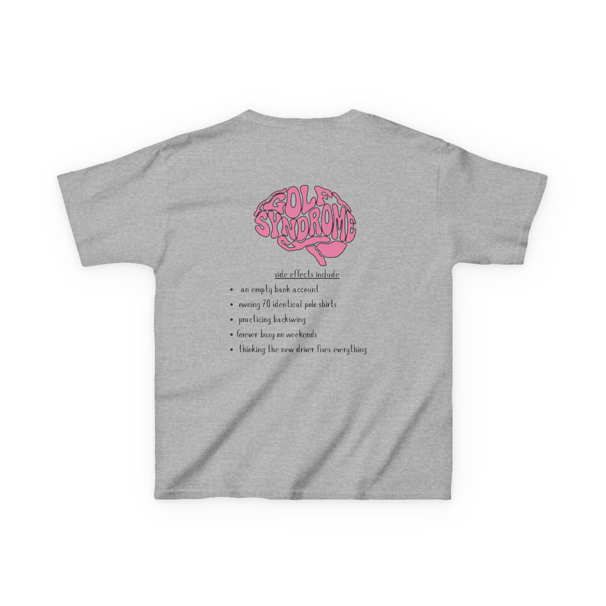 golf-aholic  kids t shirt