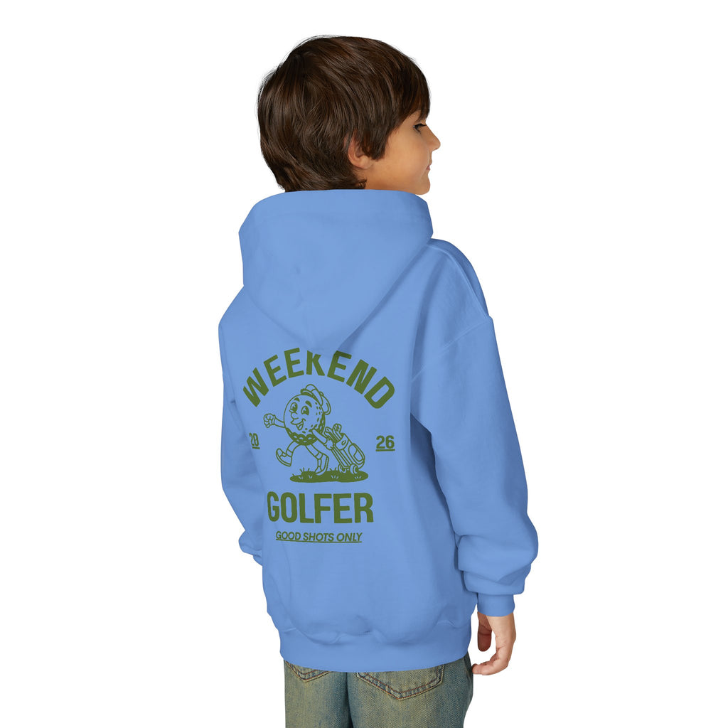 Weekend Golfer Hoodie — Youth Good Shots Only