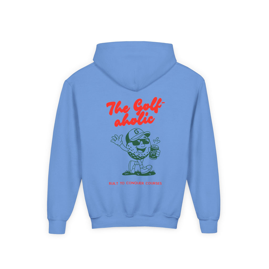 Golf-aholic Youth Hoodie – Cute Kids Sweatshirt