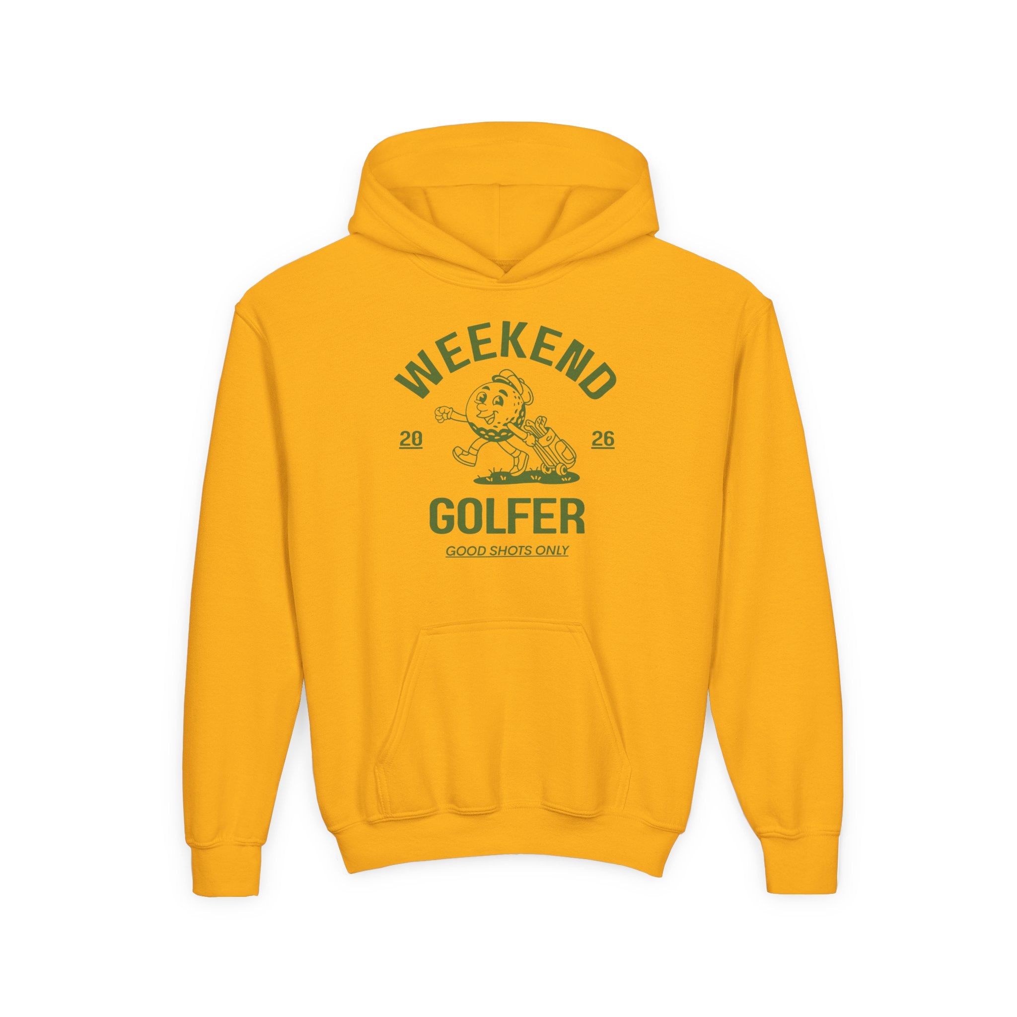 Weekend Golfer Hoodie — Youth Good Shots Only