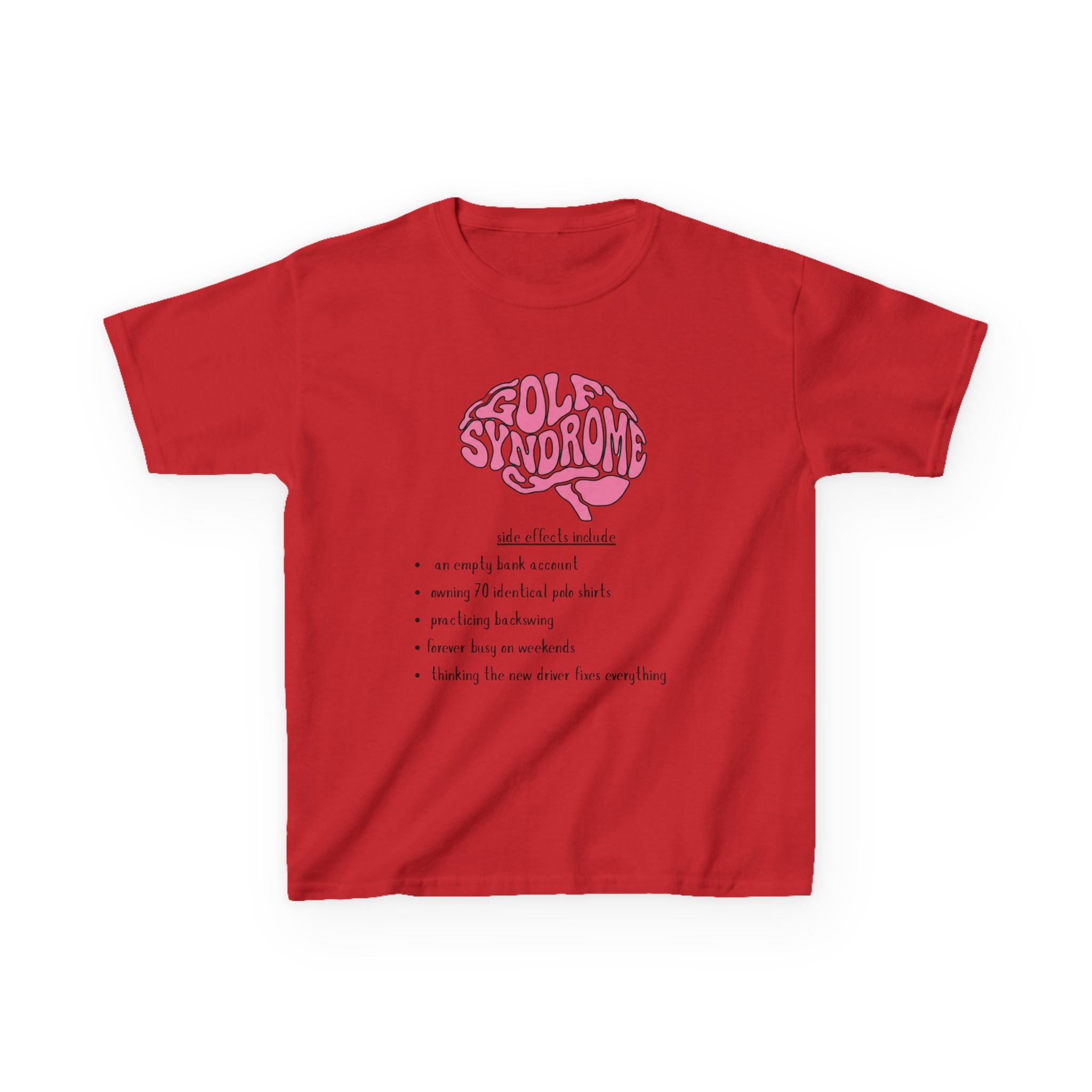 golf-aholic  kids t shirt