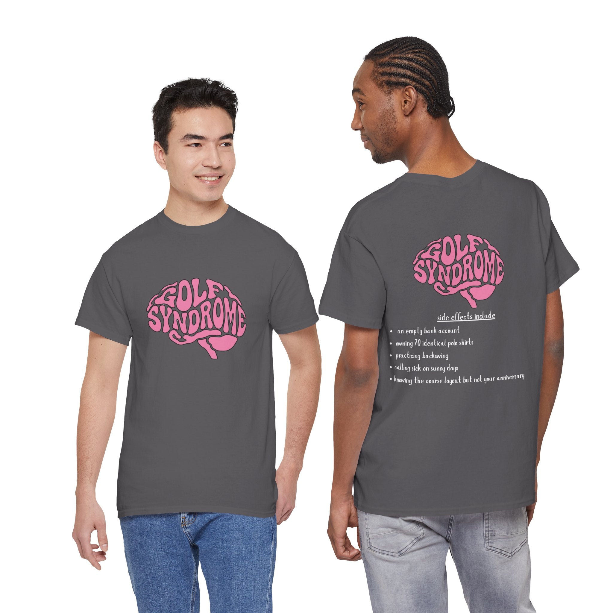 crazy golf-syndrome -Mens vintage T- Shirt light
