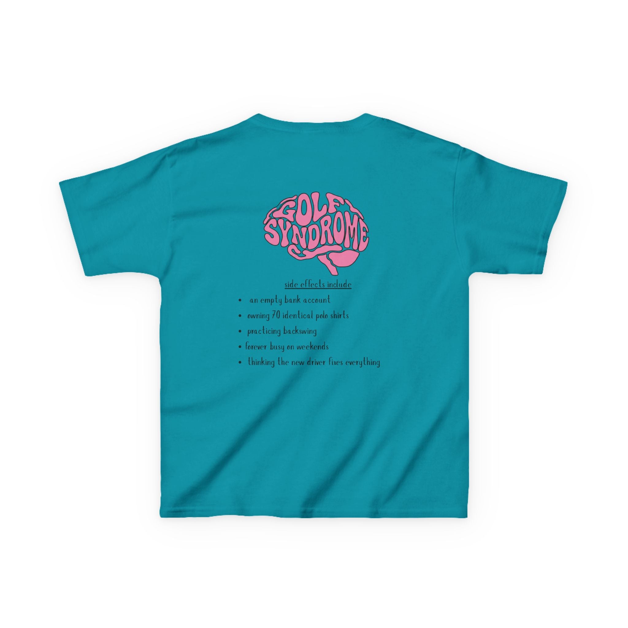 golf-aholic  kids t shirt
