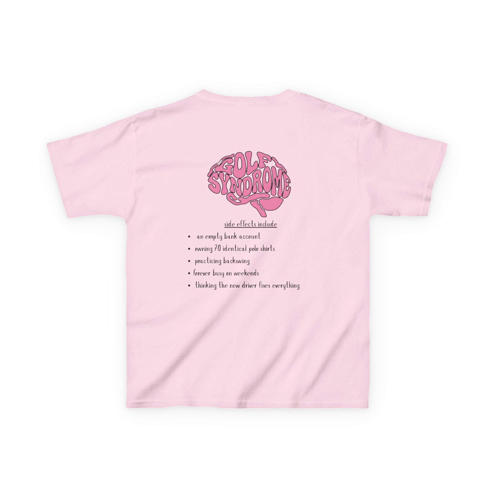 golf-aholic  kids t shirt