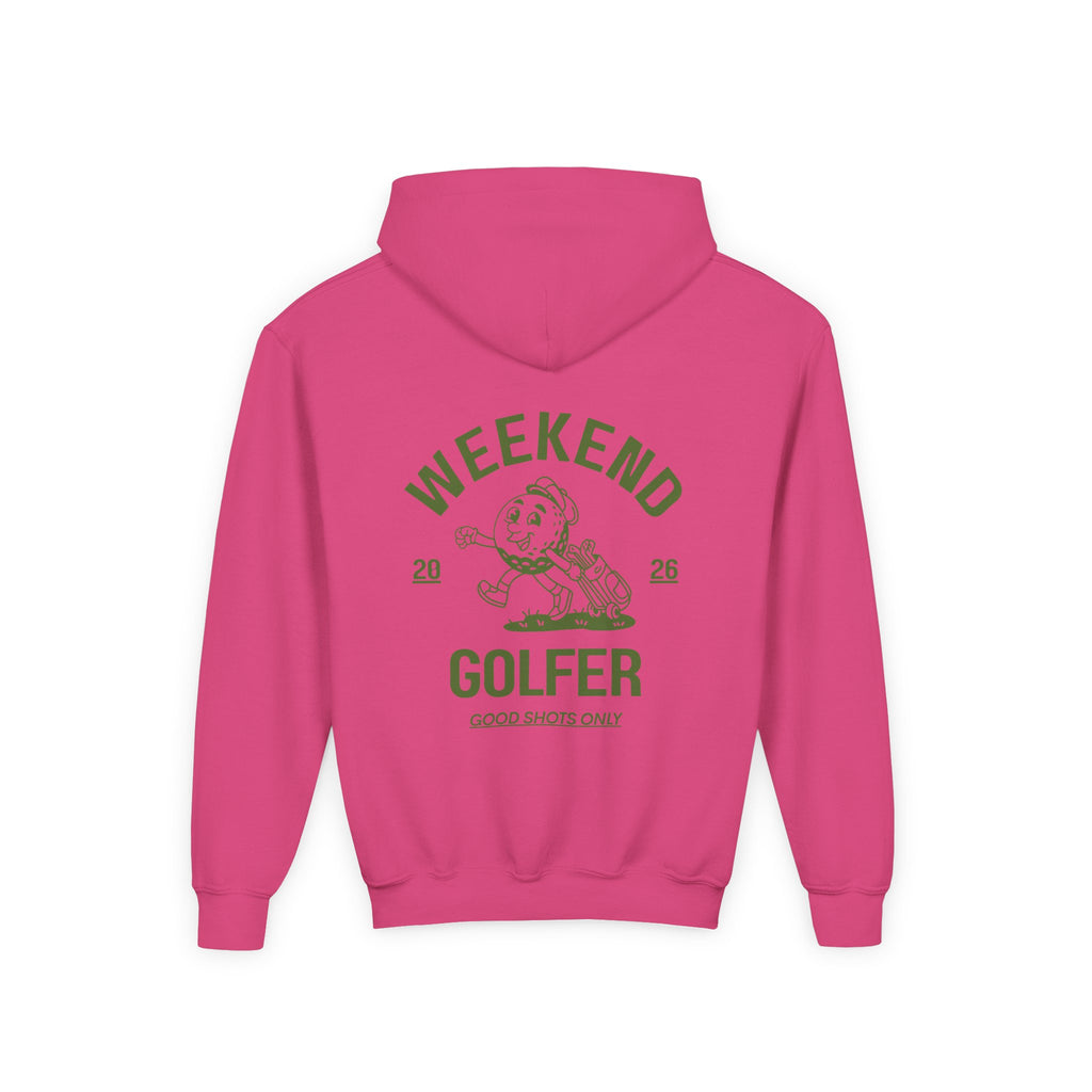Weekend Golfer Hoodie — Youth Good Shots Only