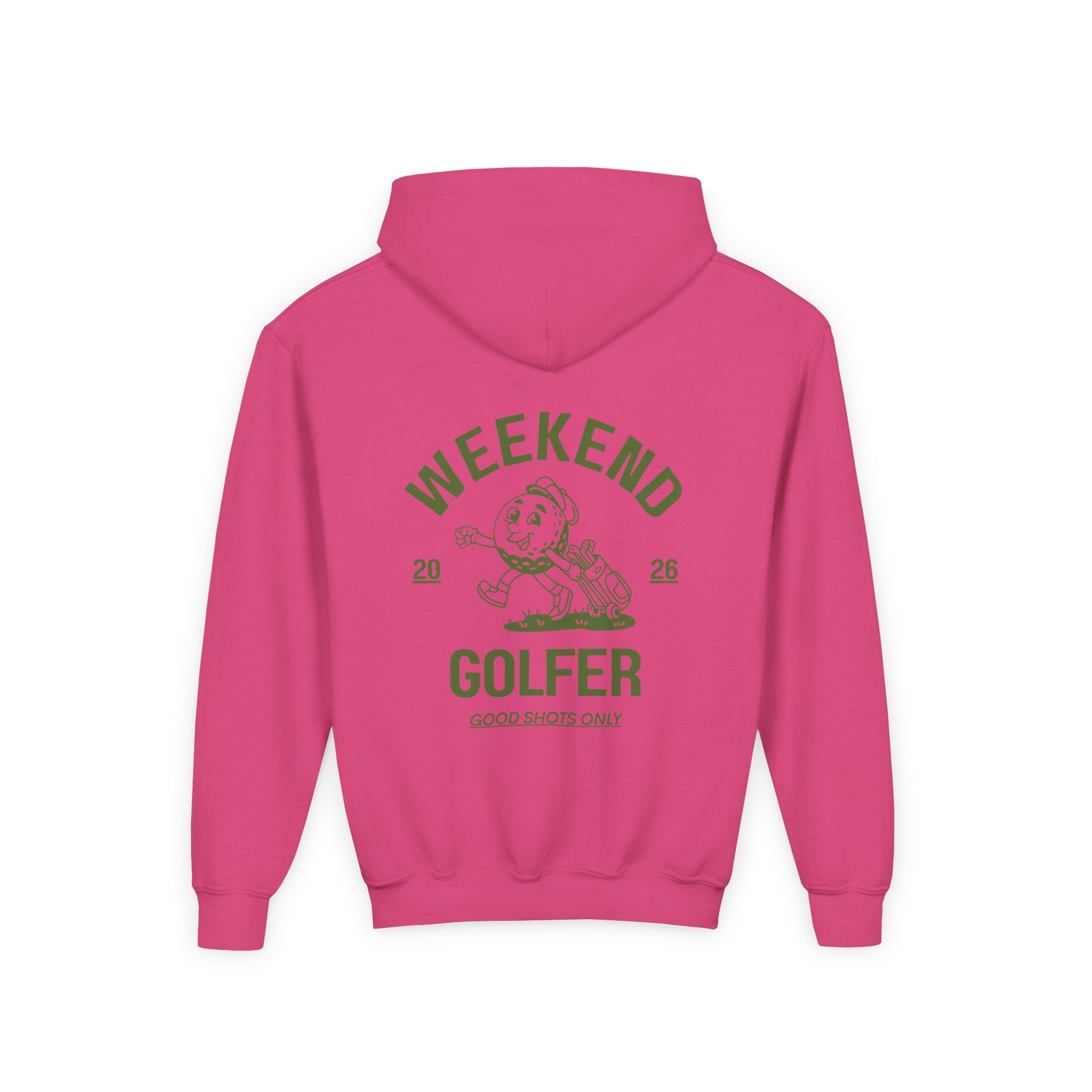 Weekend Golfer Hoodie — Youth Good Shots Only
