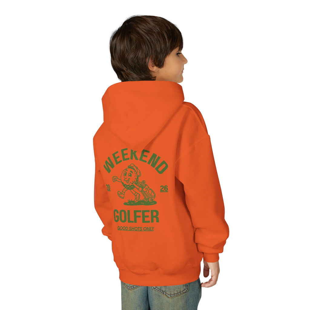 Weekend Golfer Hoodie — Youth Good Shots Only