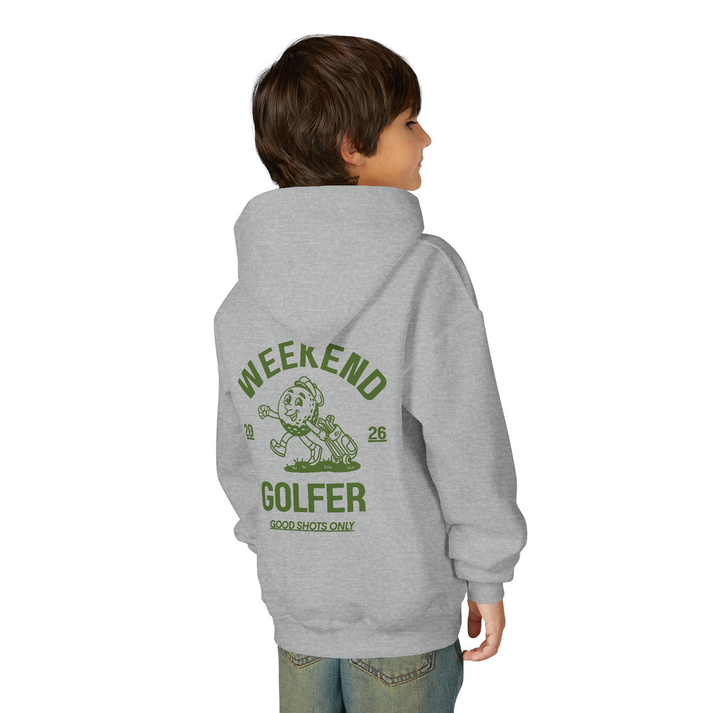 Weekend Golfer Hoodie — Youth Good Shots Only