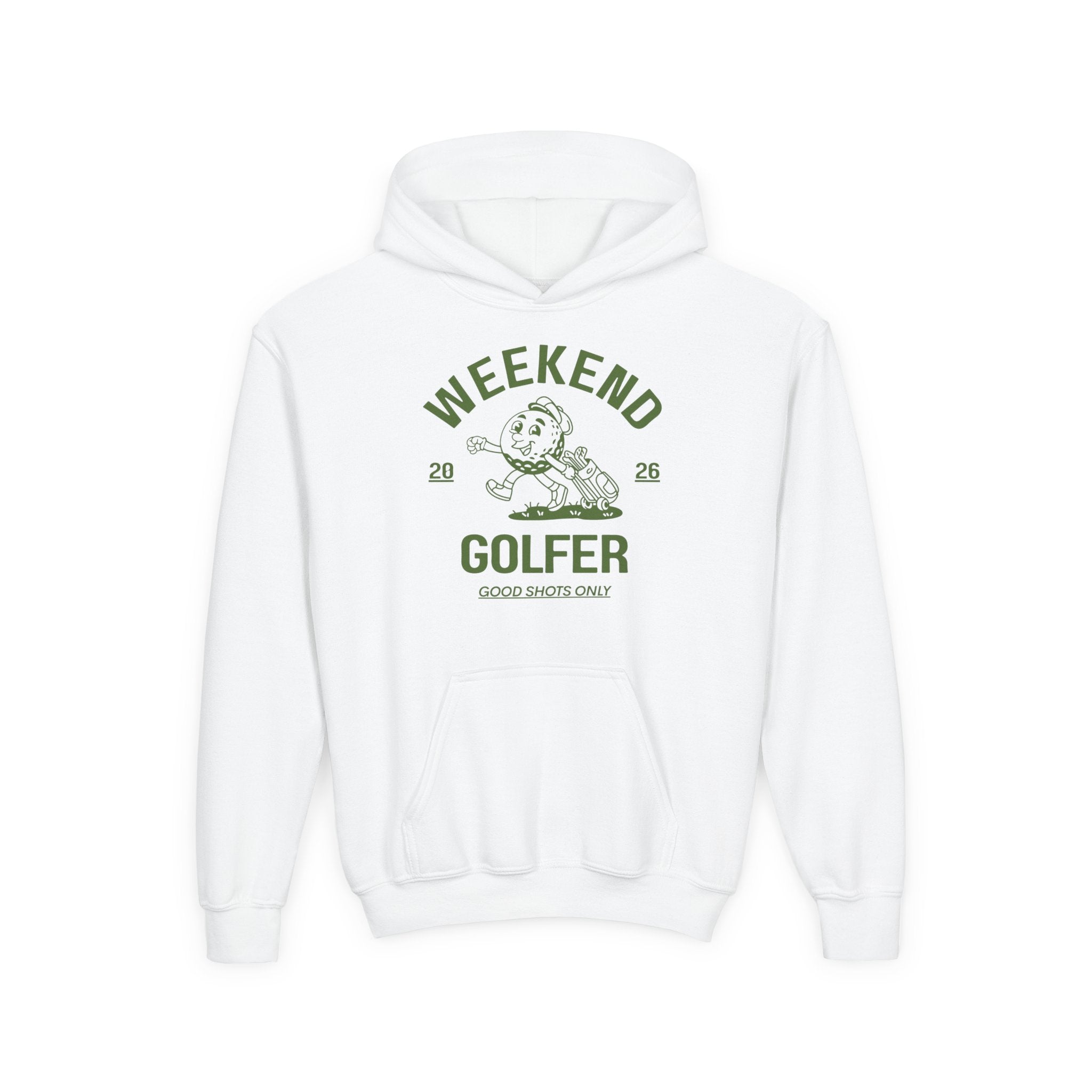 Weekend Golfer Hoodie — Youth Good Shots Only