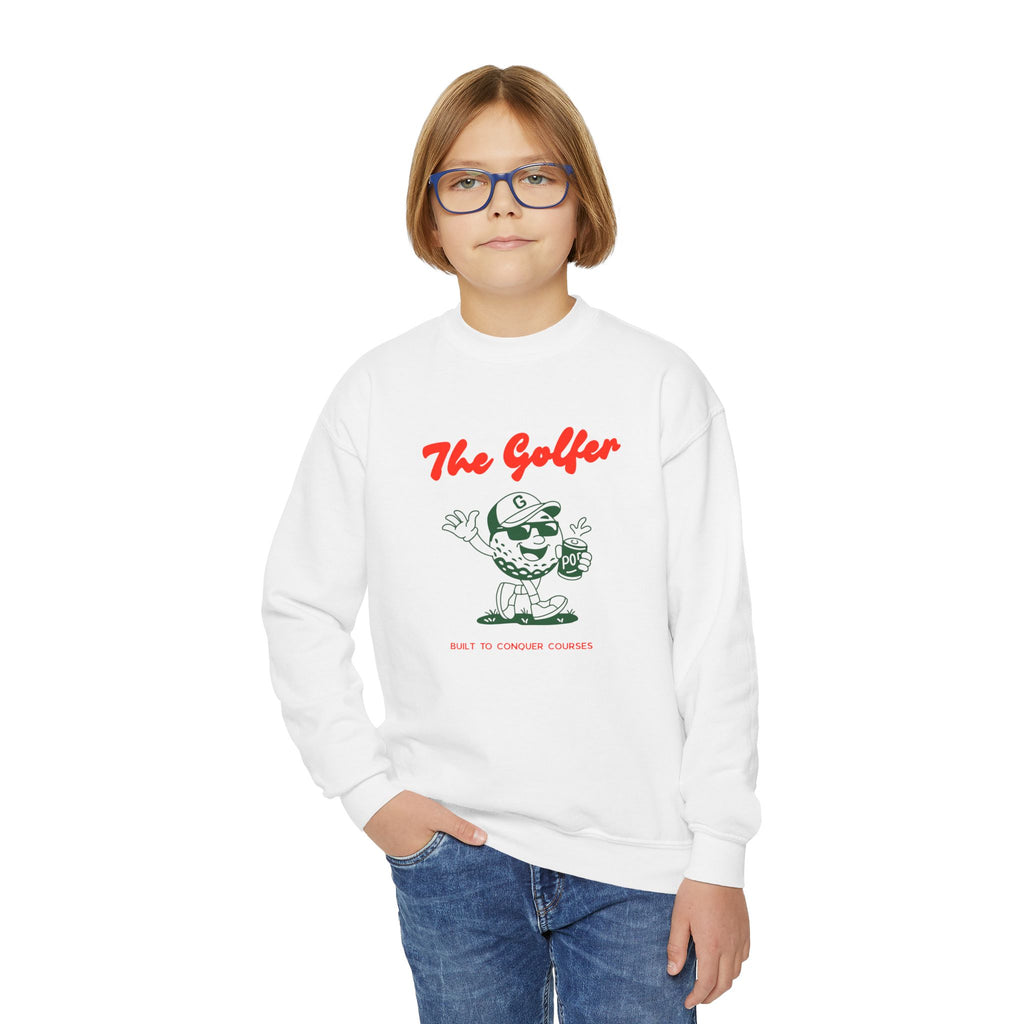 "The Golfer"  Retro Youth Sweatshirt
