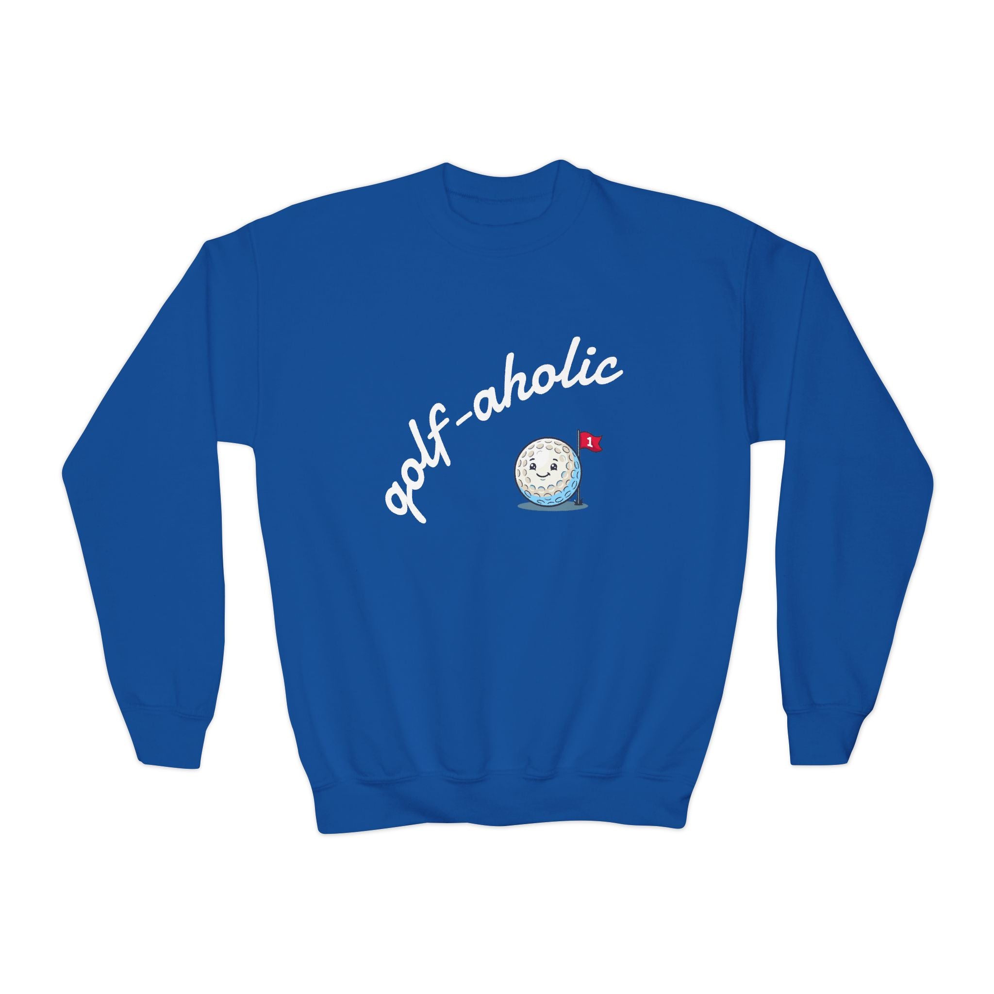golf-aholic Youth Crewneck Sweatshirt