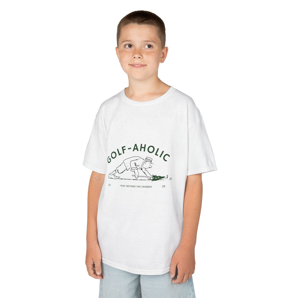 Golf-Aholic youth t shit