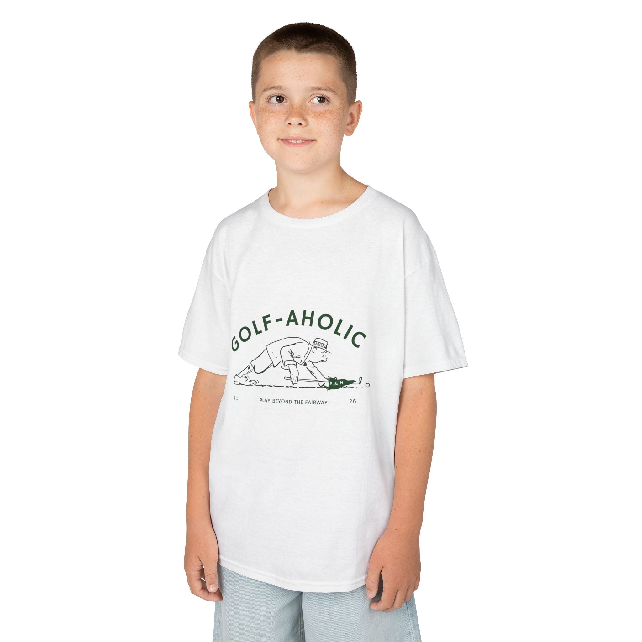Golf-Aholic youth t shit