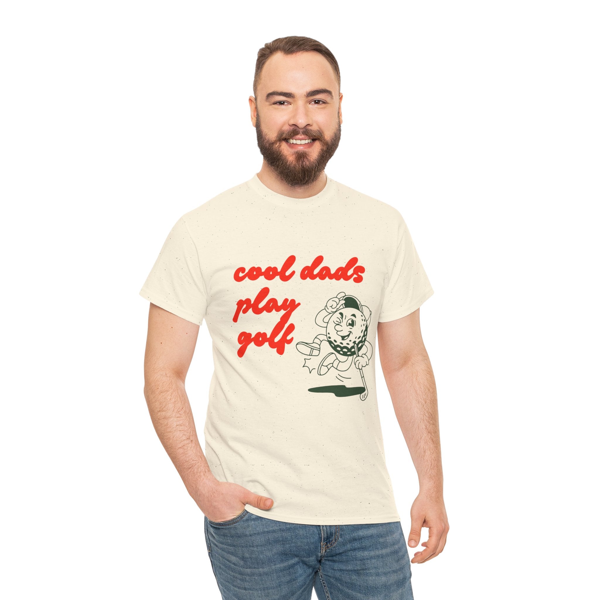 Cool Dads Play Golf T-Shirt- Classic Mens T shirt