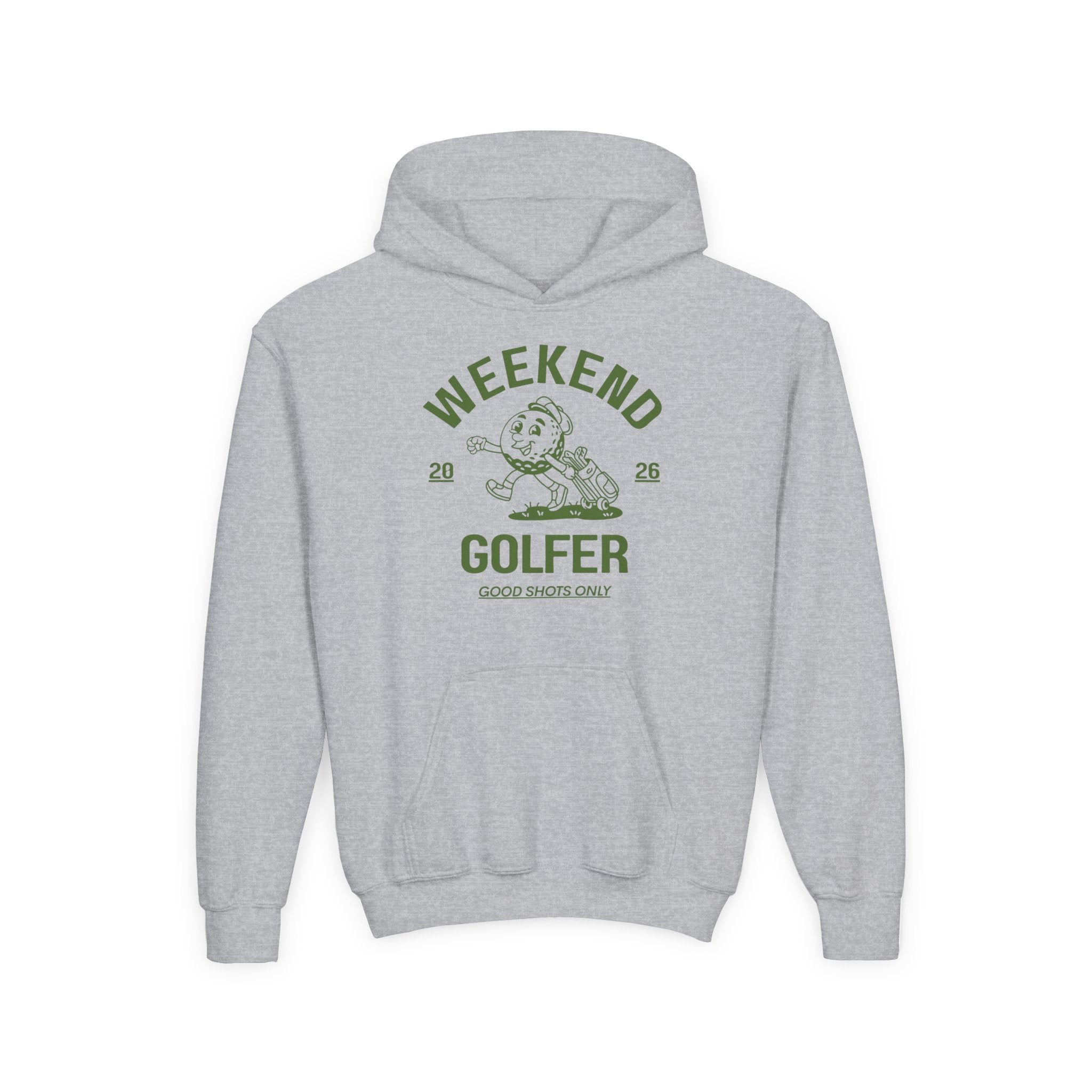 Weekend Golfer Hoodie — Youth Good Shots Only