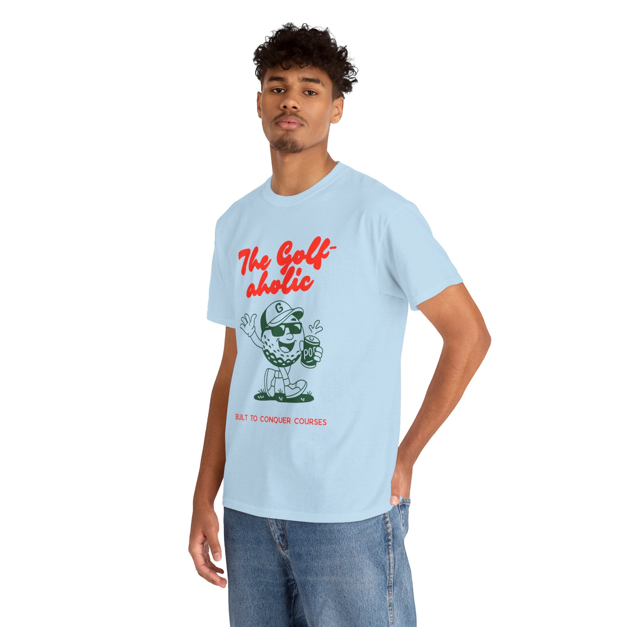 Golf-Aholic —  Mens Retro Golf T - shirt