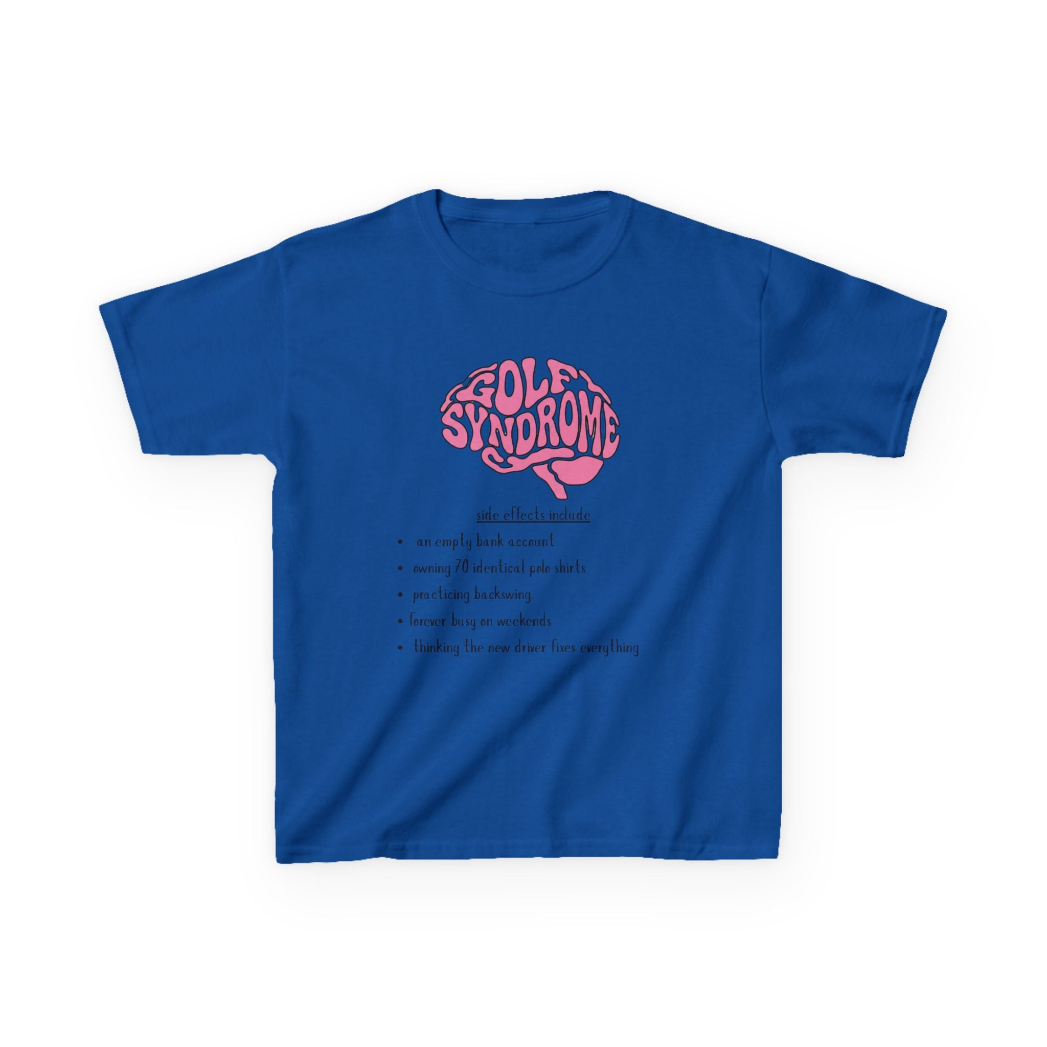 golf-aholic  kids t shirt