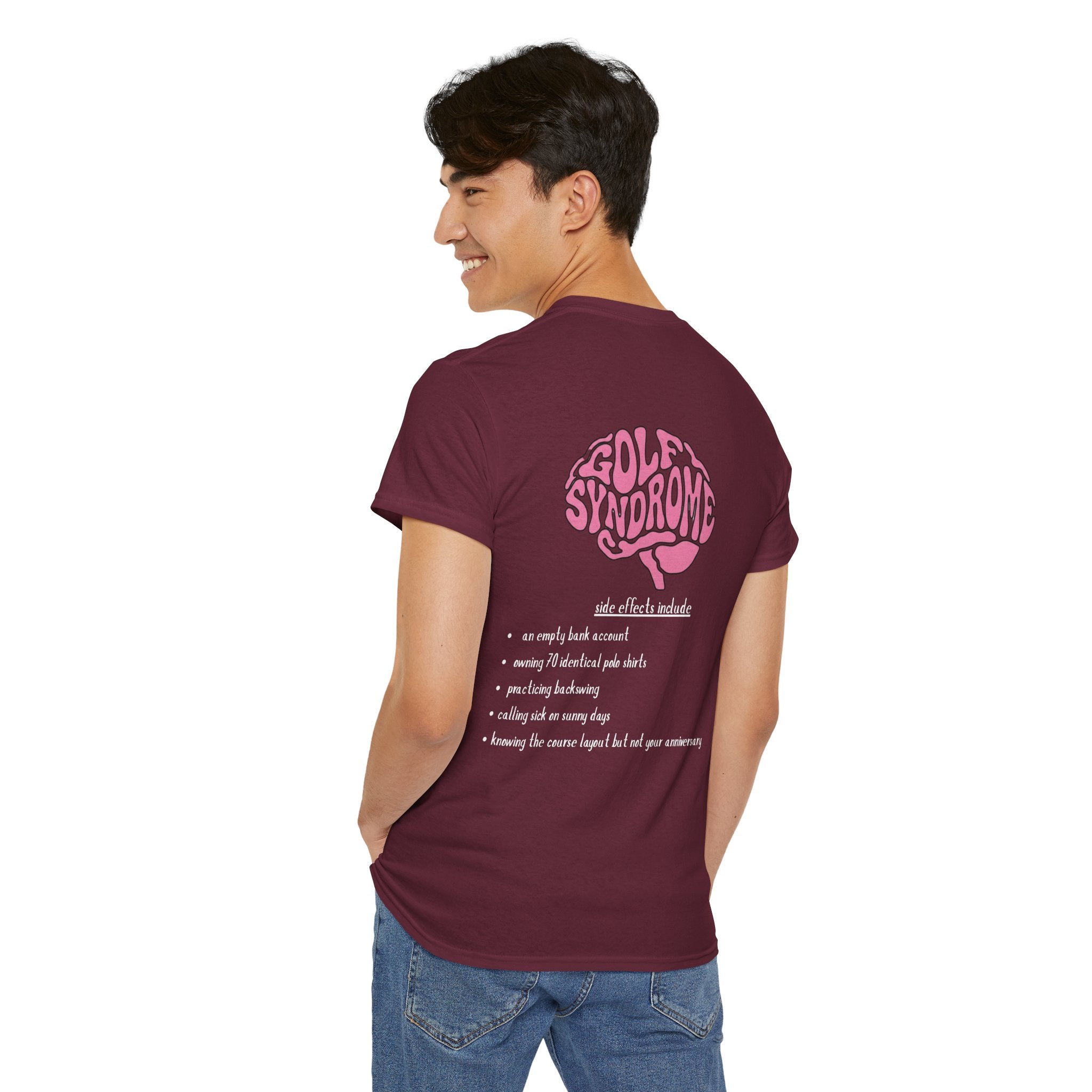 crazy golf-syndrome -Mens vintage T- Shirt light