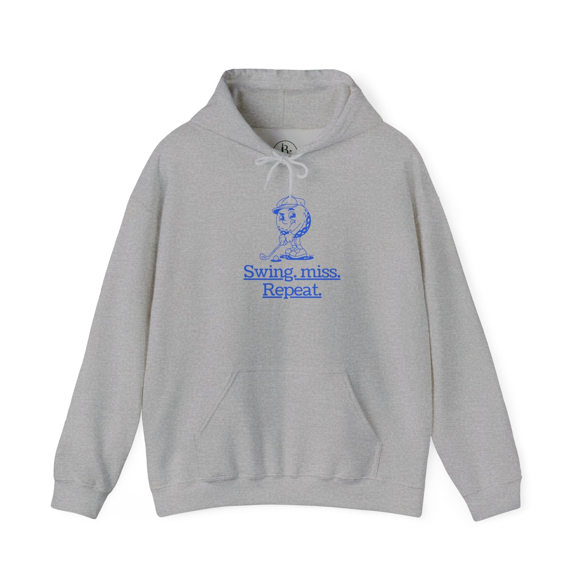 Swing, miss. Repeat.  Golf Hoodie — for all Golf lovers