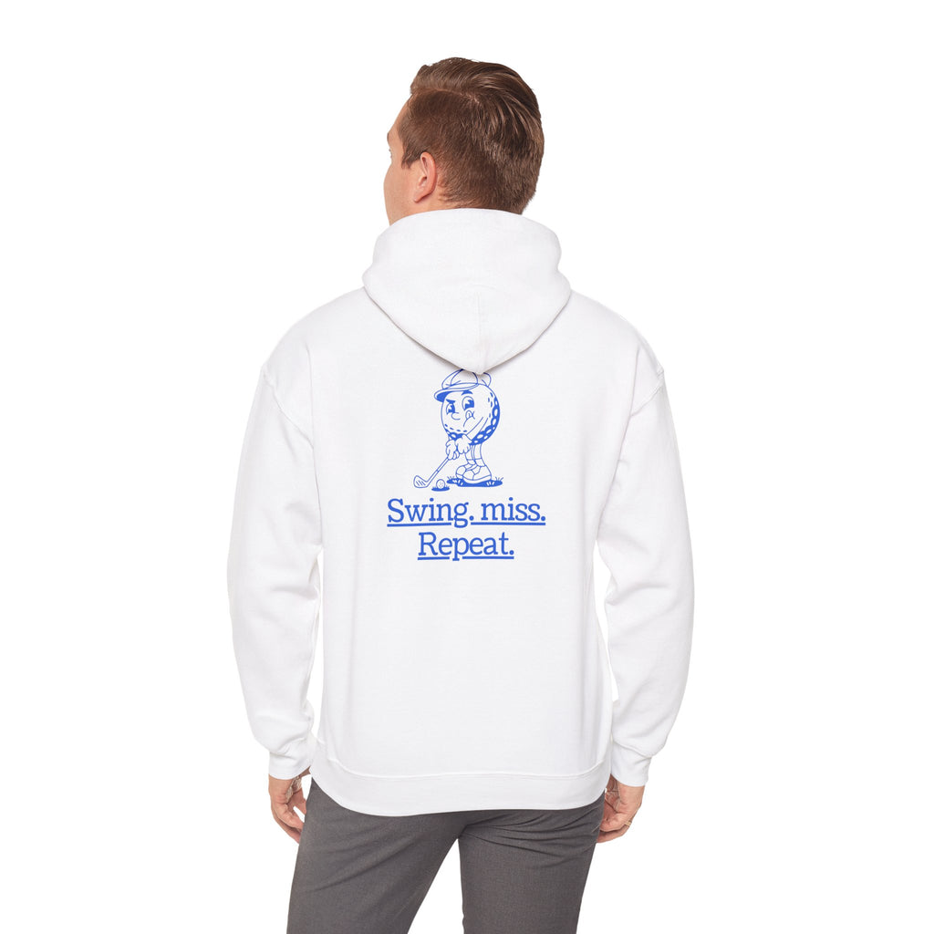 Swing, miss. Repeat.  Golf Hoodie — for all Golf lovers