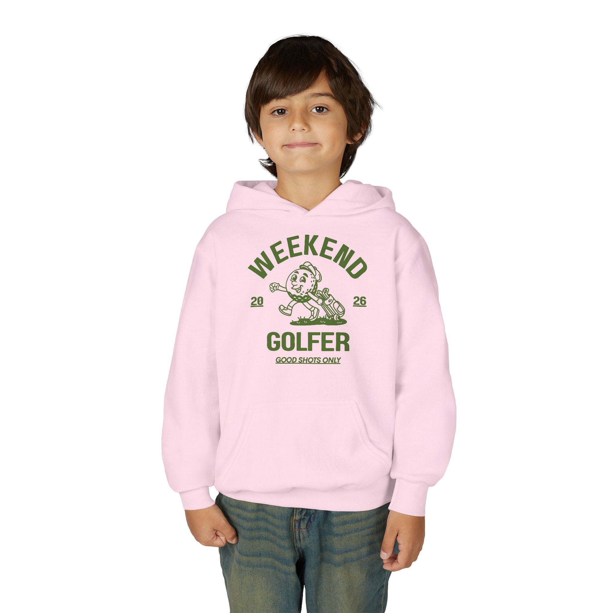 Weekend Golfer Hoodie — Youth Good Shots Only
