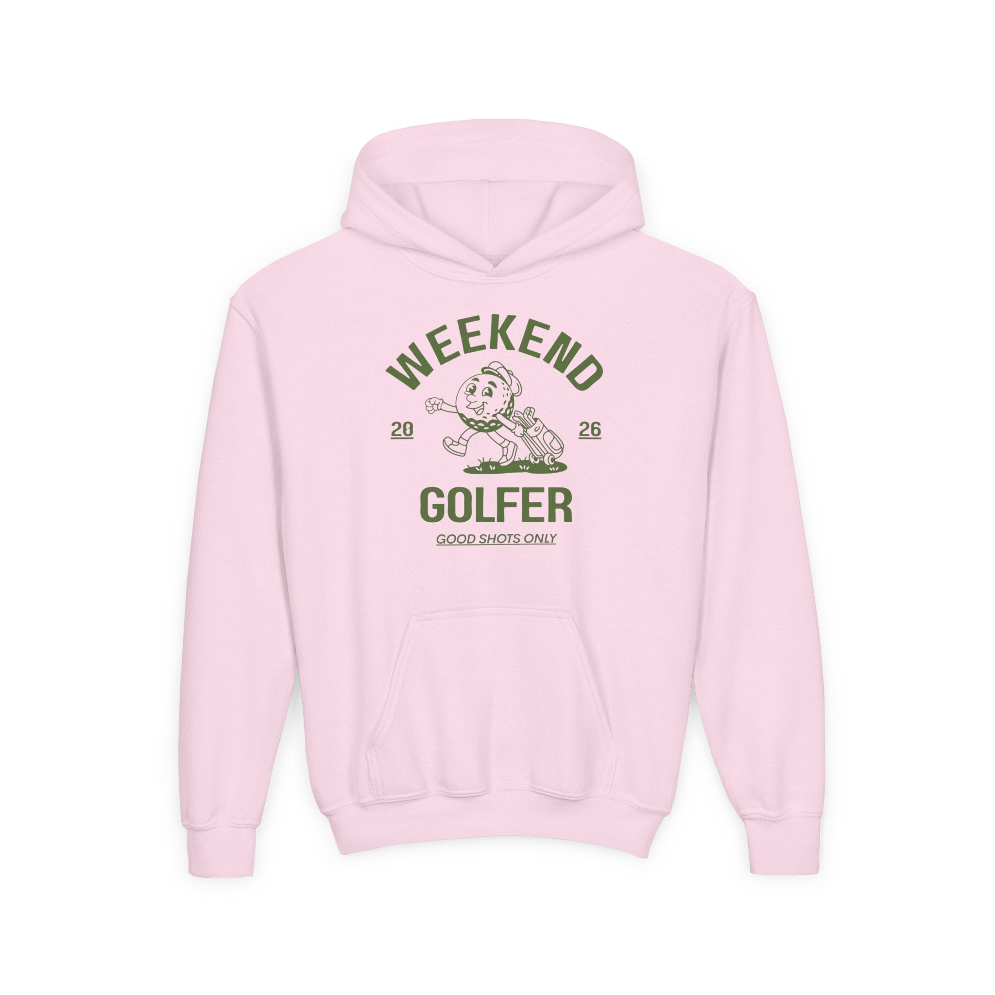 Weekend Golfer Hoodie — Youth Good Shots Only