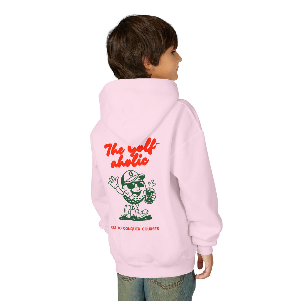 Golf-aholic Youth Hoodie – Cute Kids Sweatshirt