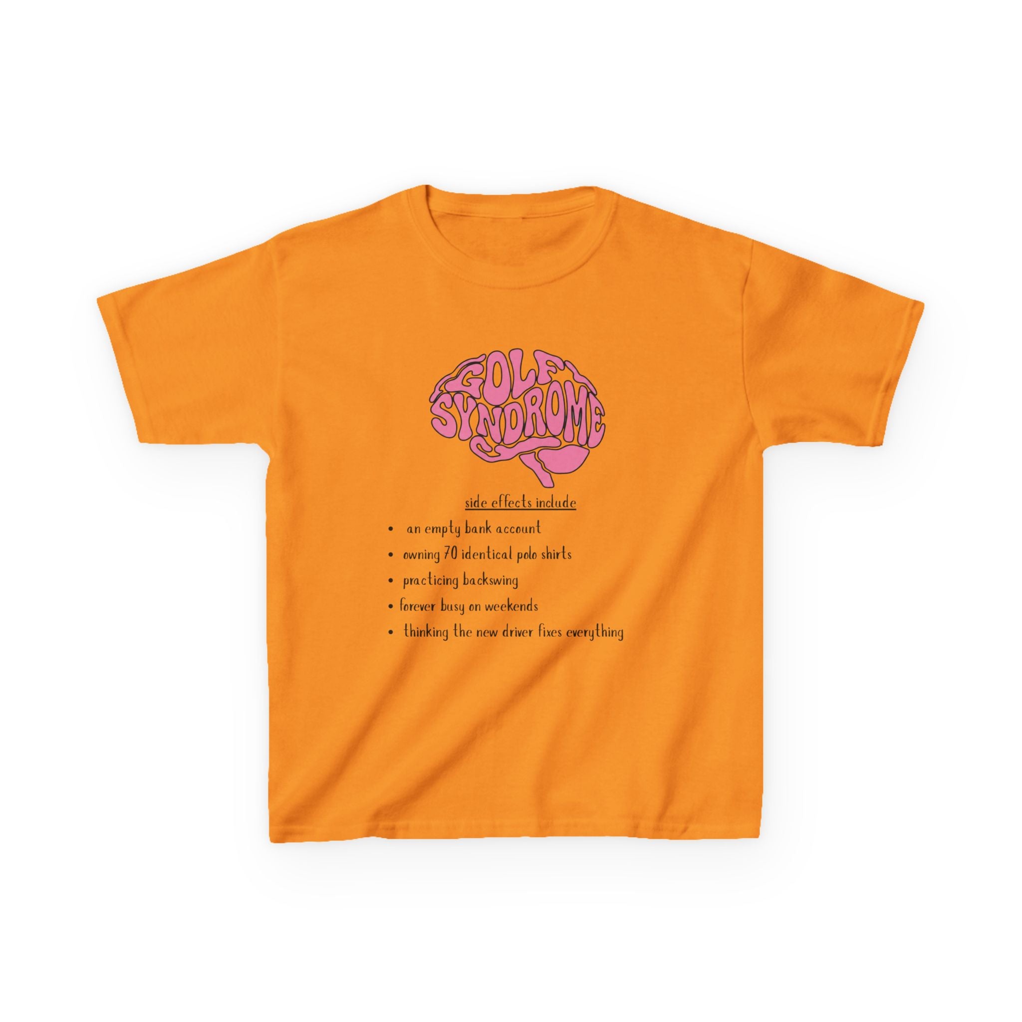 golf-aholic  kids t shirt