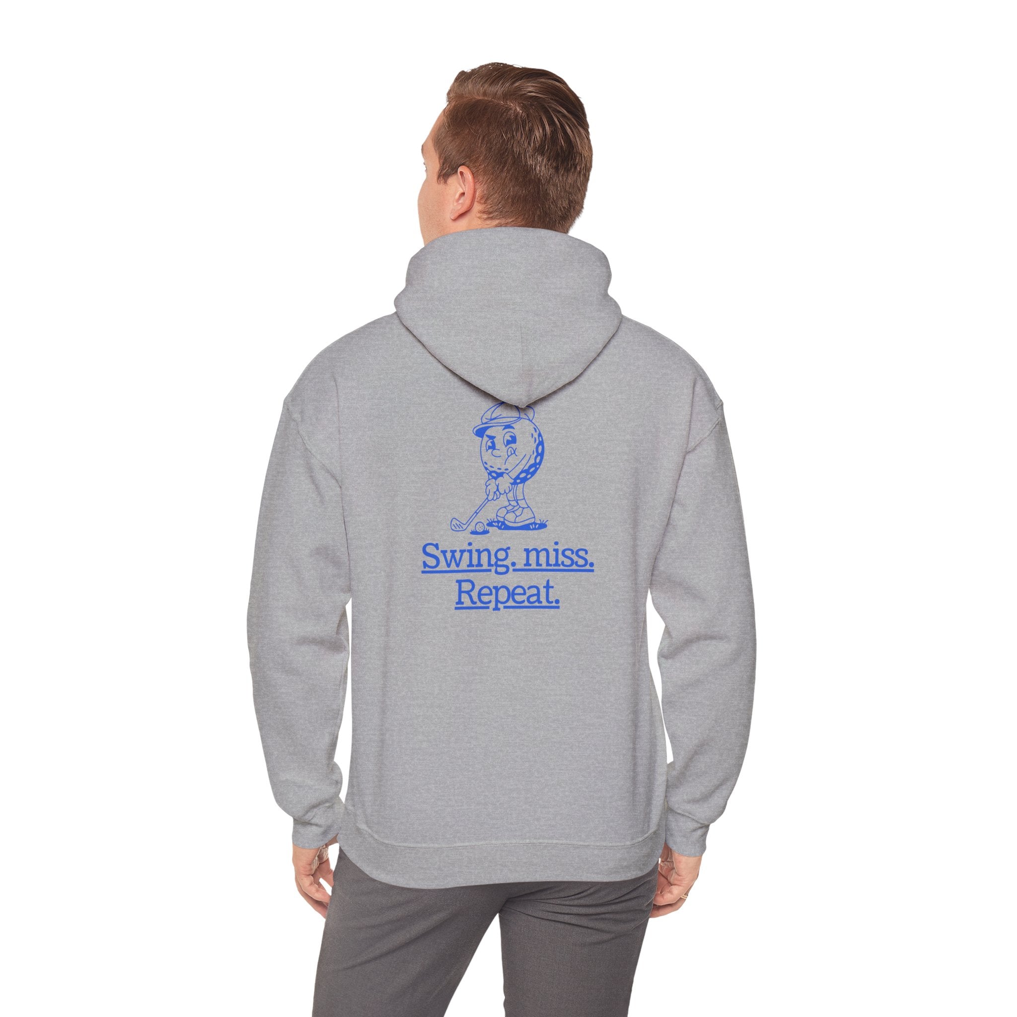 Swing, miss. Repeat.  Golf Hoodie — for all Golf lovers