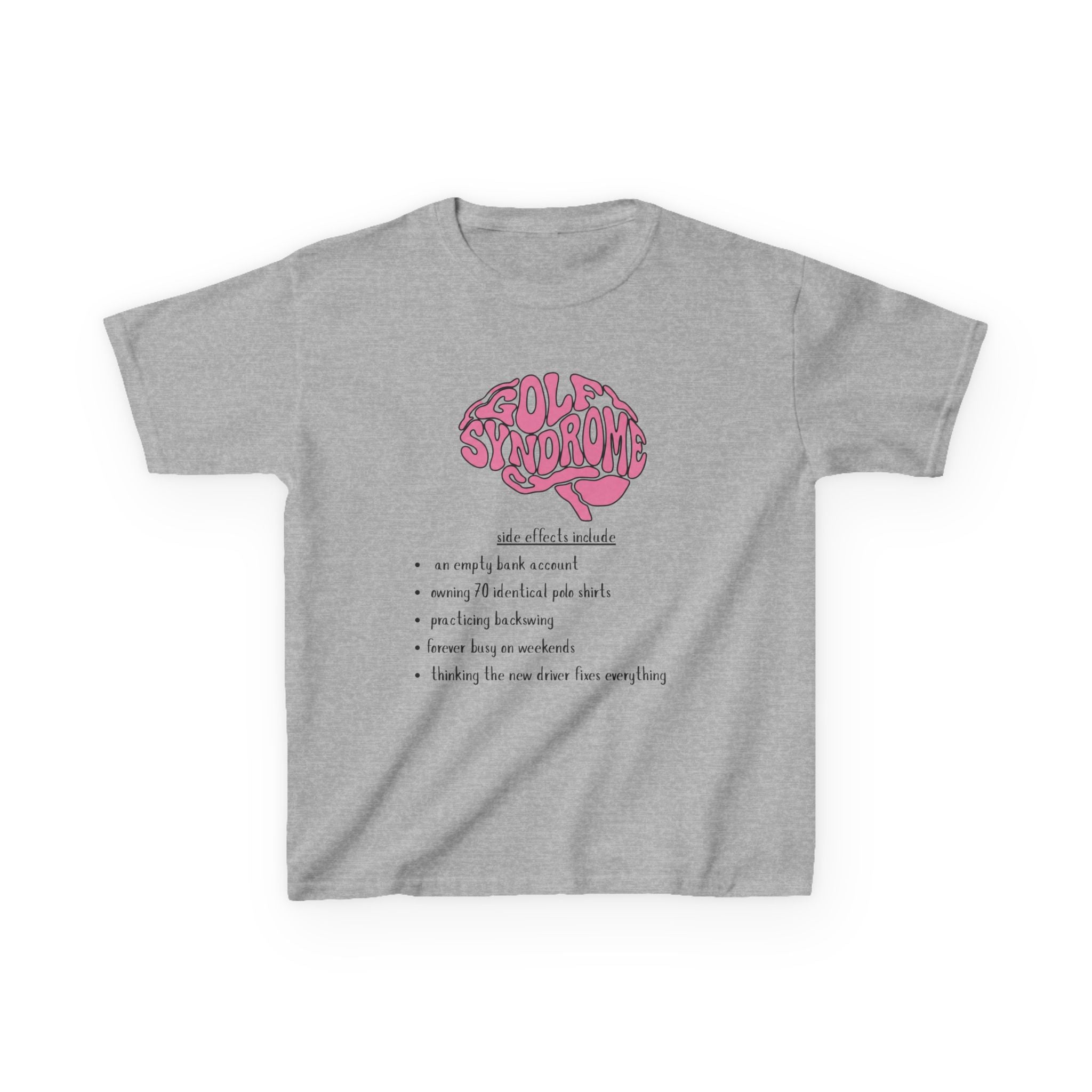 golf-aholic  kids t shirt