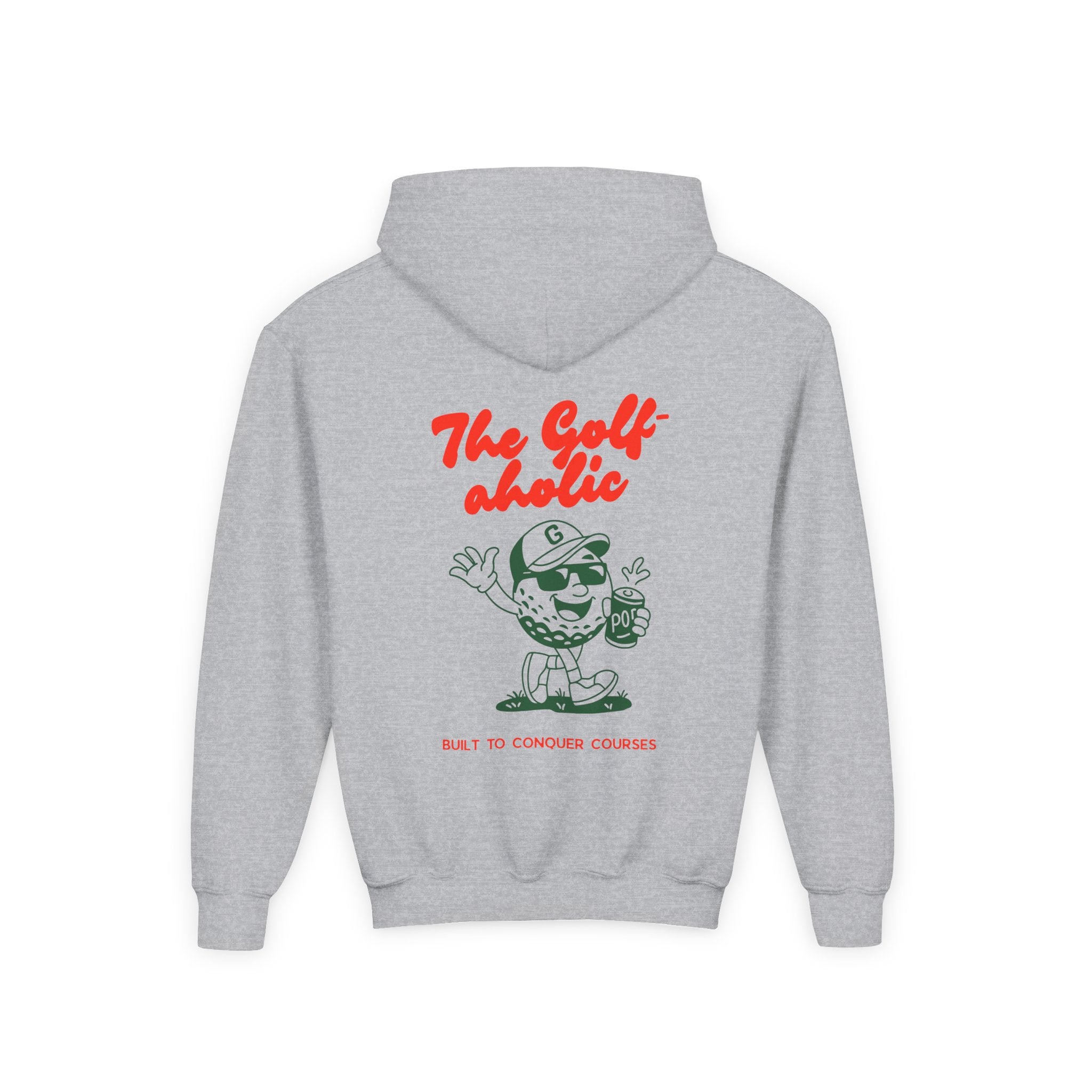 Golf-aholic Youth Hoodie – Cute Kids Sweatshirt