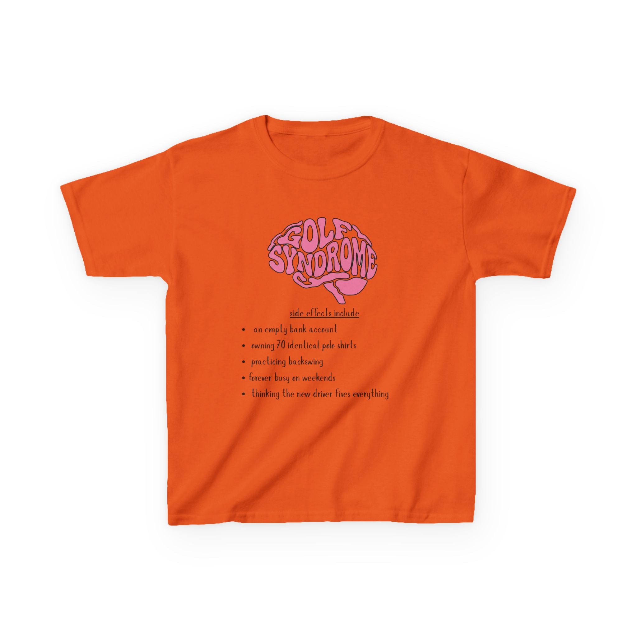 golf-aholic  kids t shirt