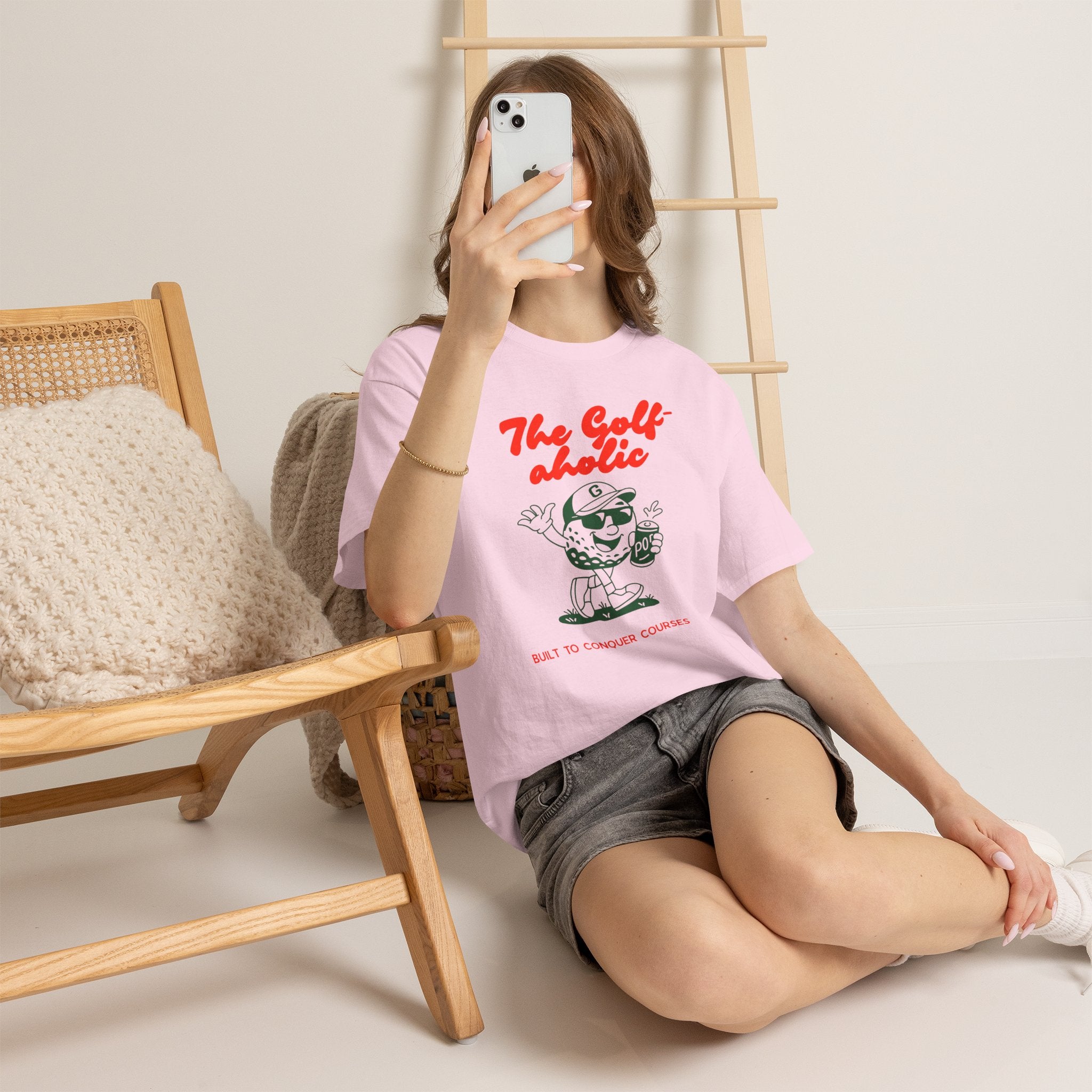 Golf-Aholic — Women's Retro Golf T - shirt
