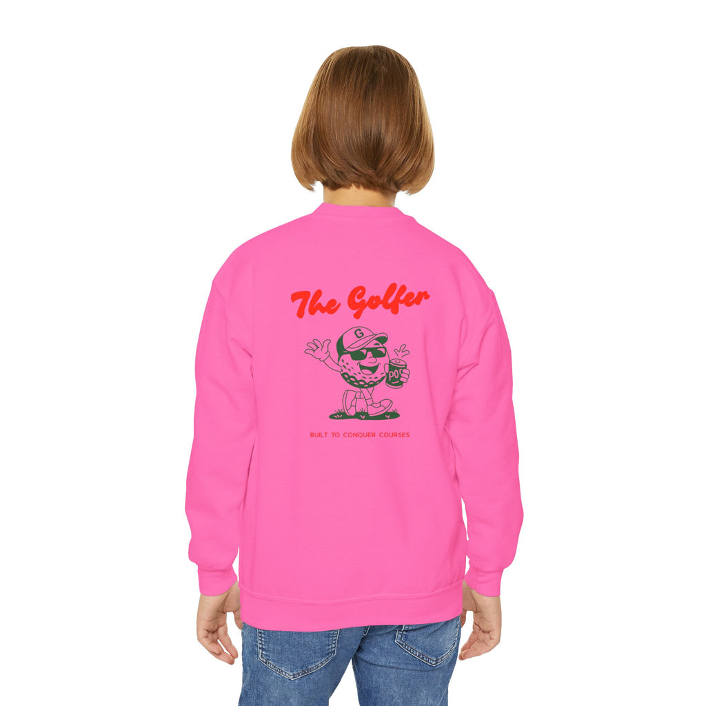 "The Golfer"  Retro Youth Sweatshirt