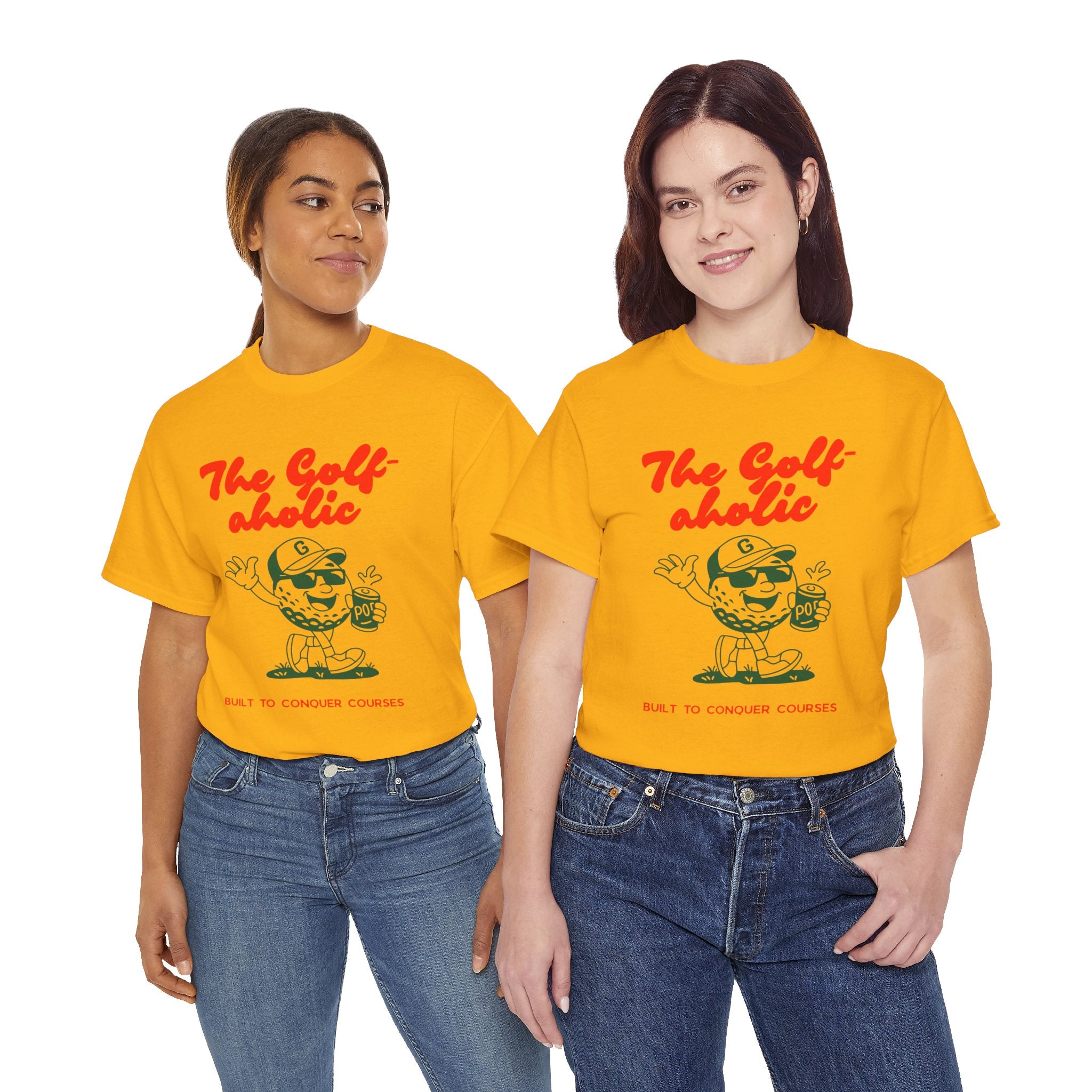 Golf-Aholic — Women's Retro Golf T - shirt