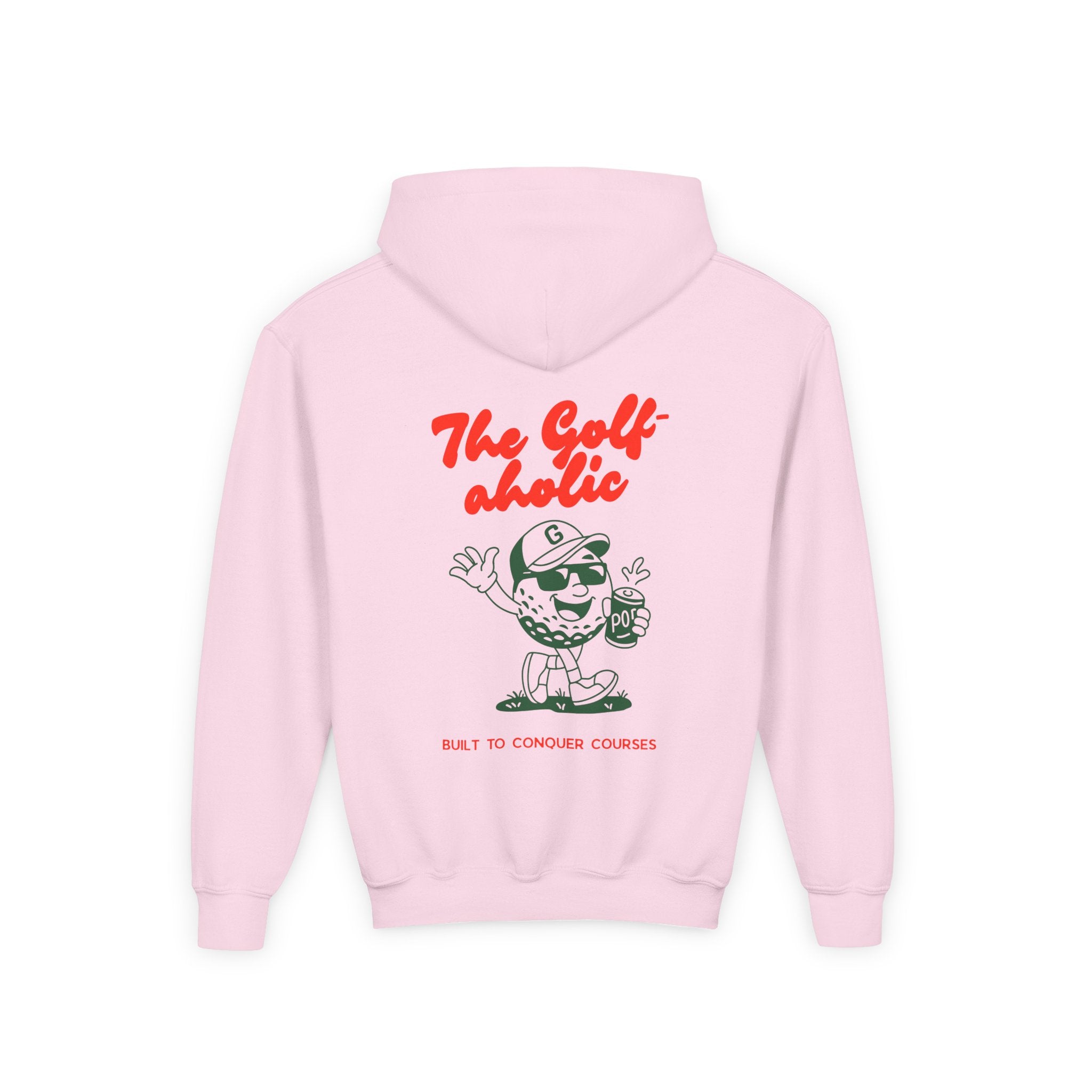 Golf-aholic Youth Hoodie – Cute Kids Sweatshirt