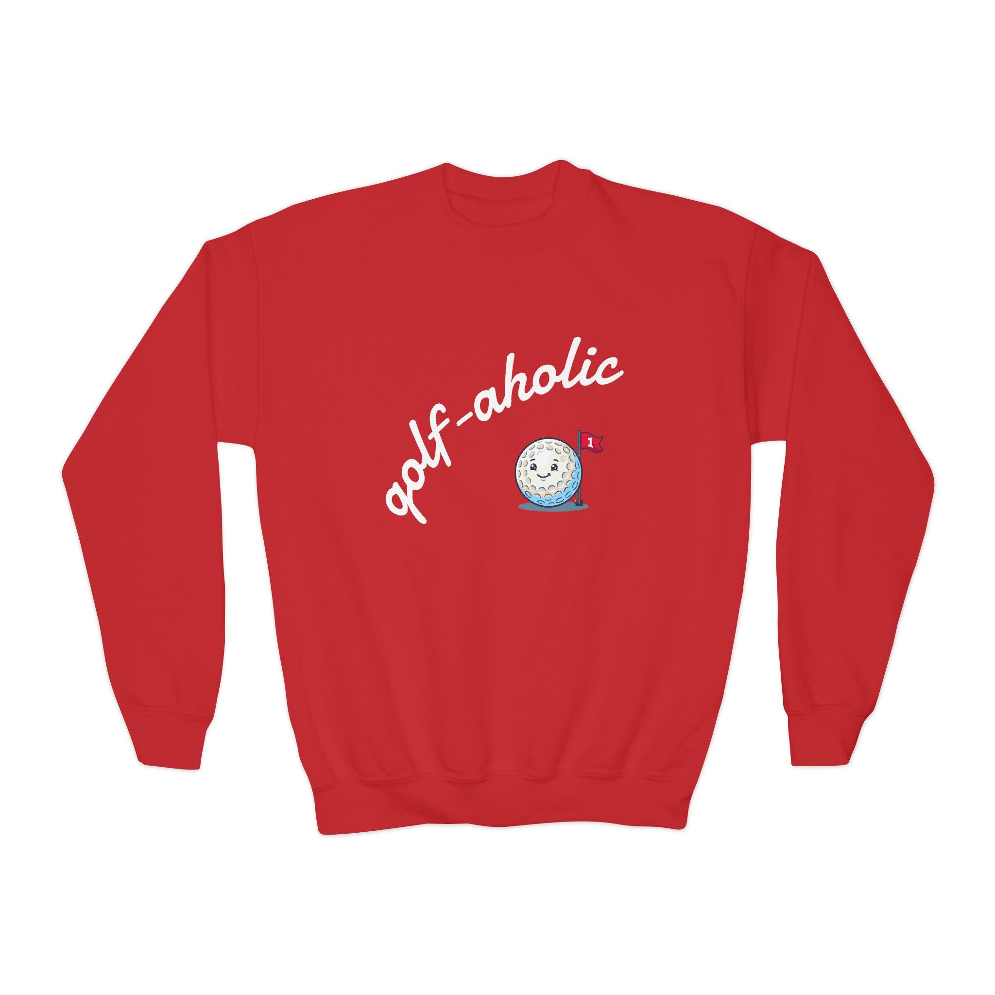 golf-aholic Youth Crewneck Sweatshirt