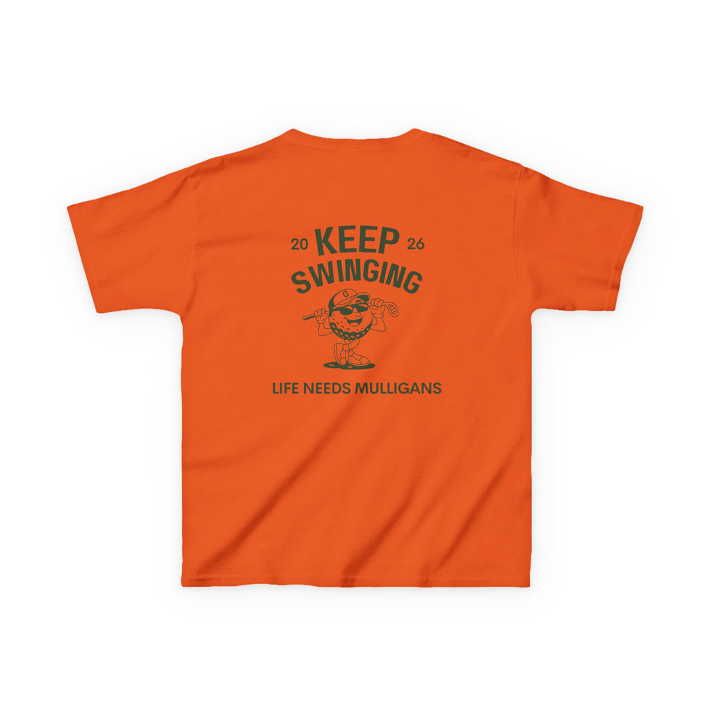 Keep Swinging" life needs mulligans - youth t shirt