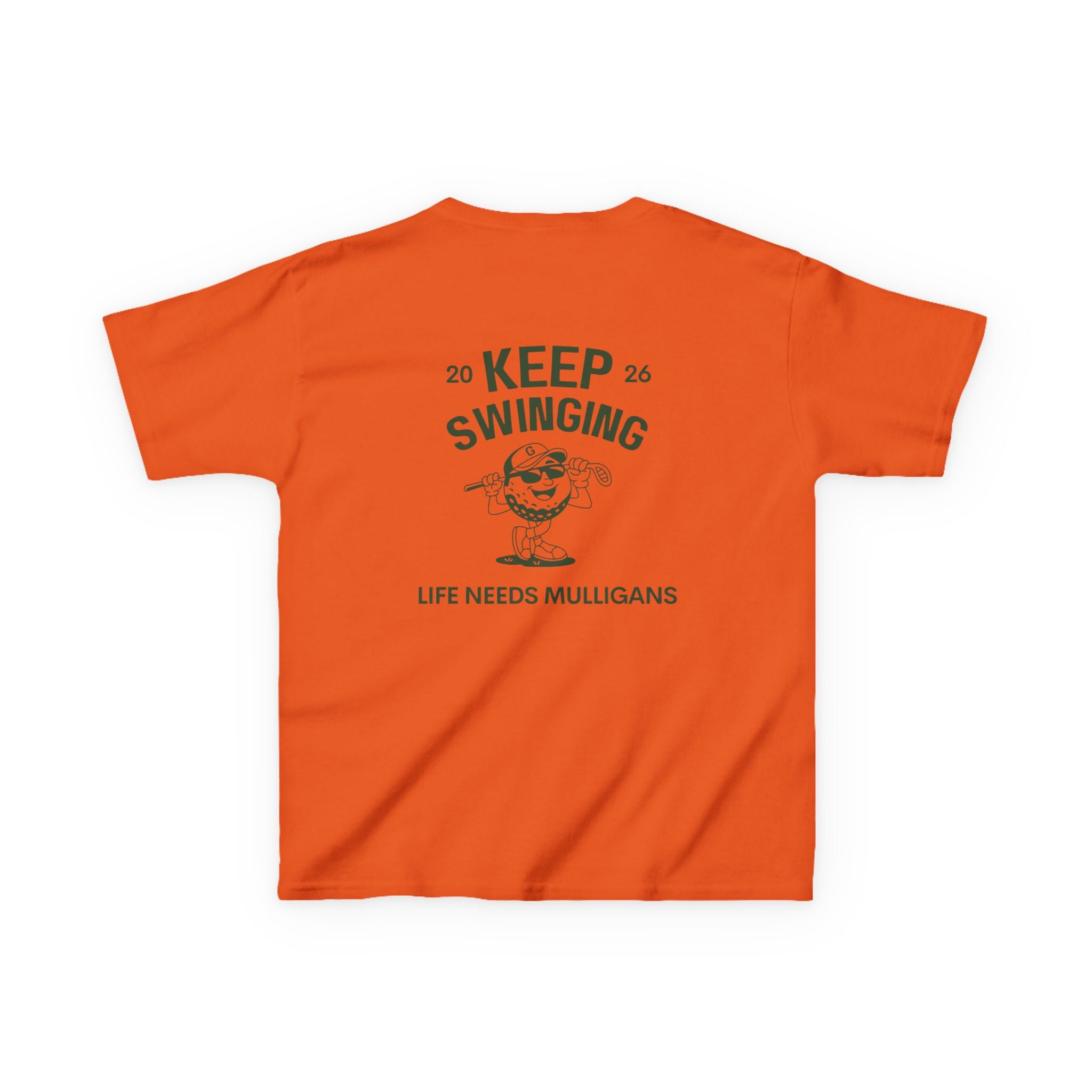 Keep Swinging" life needs mulligans - youth t shirt