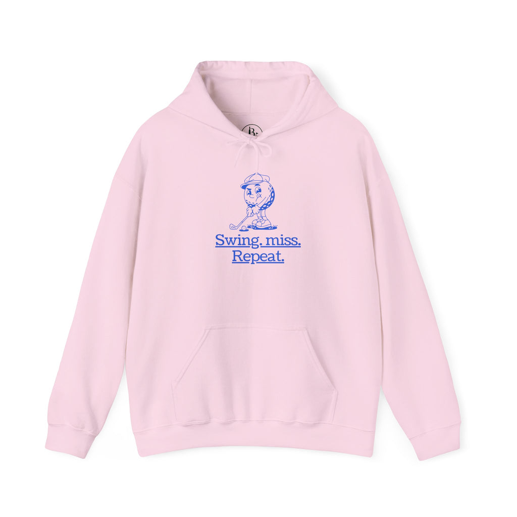 Swing, miss. Repeat.  Golf Hoodie — for all Golf lovers