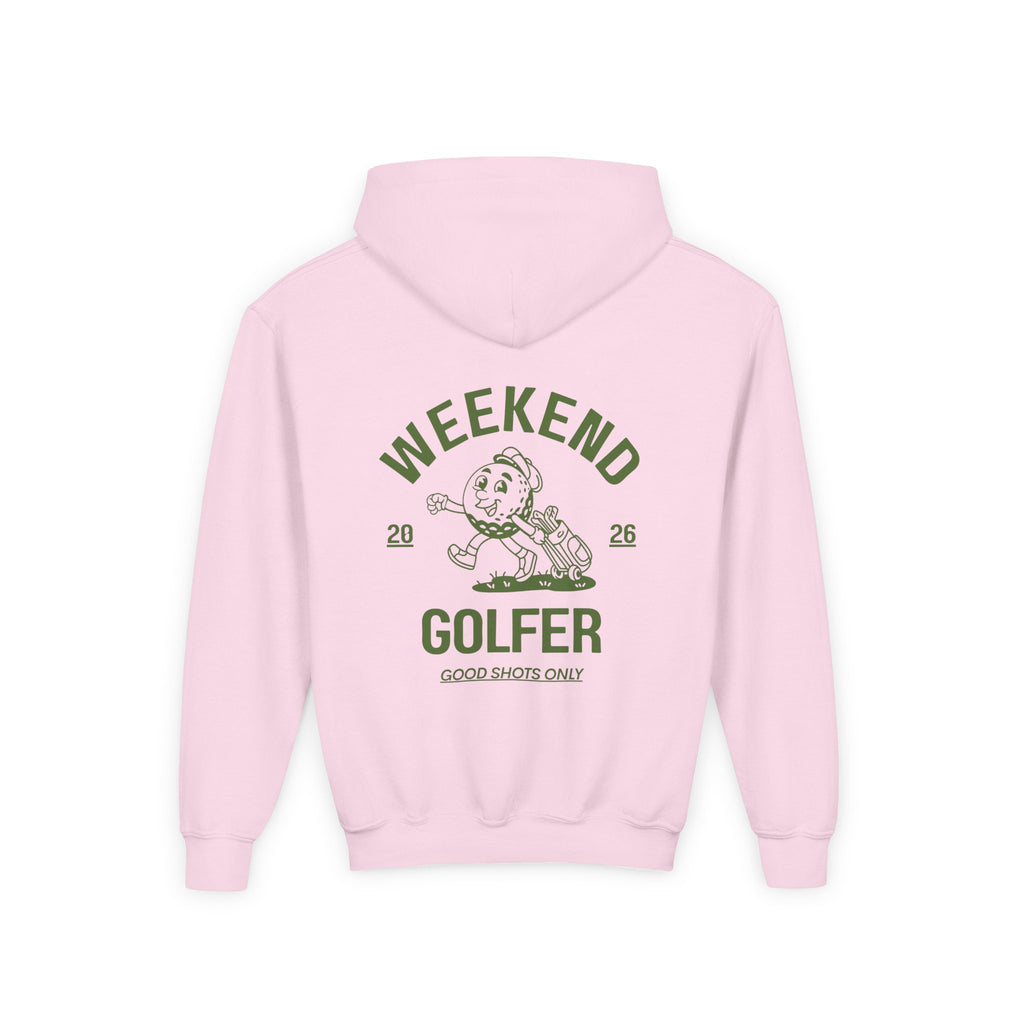 Weekend Golfer Hoodie — Youth Good Shots Only