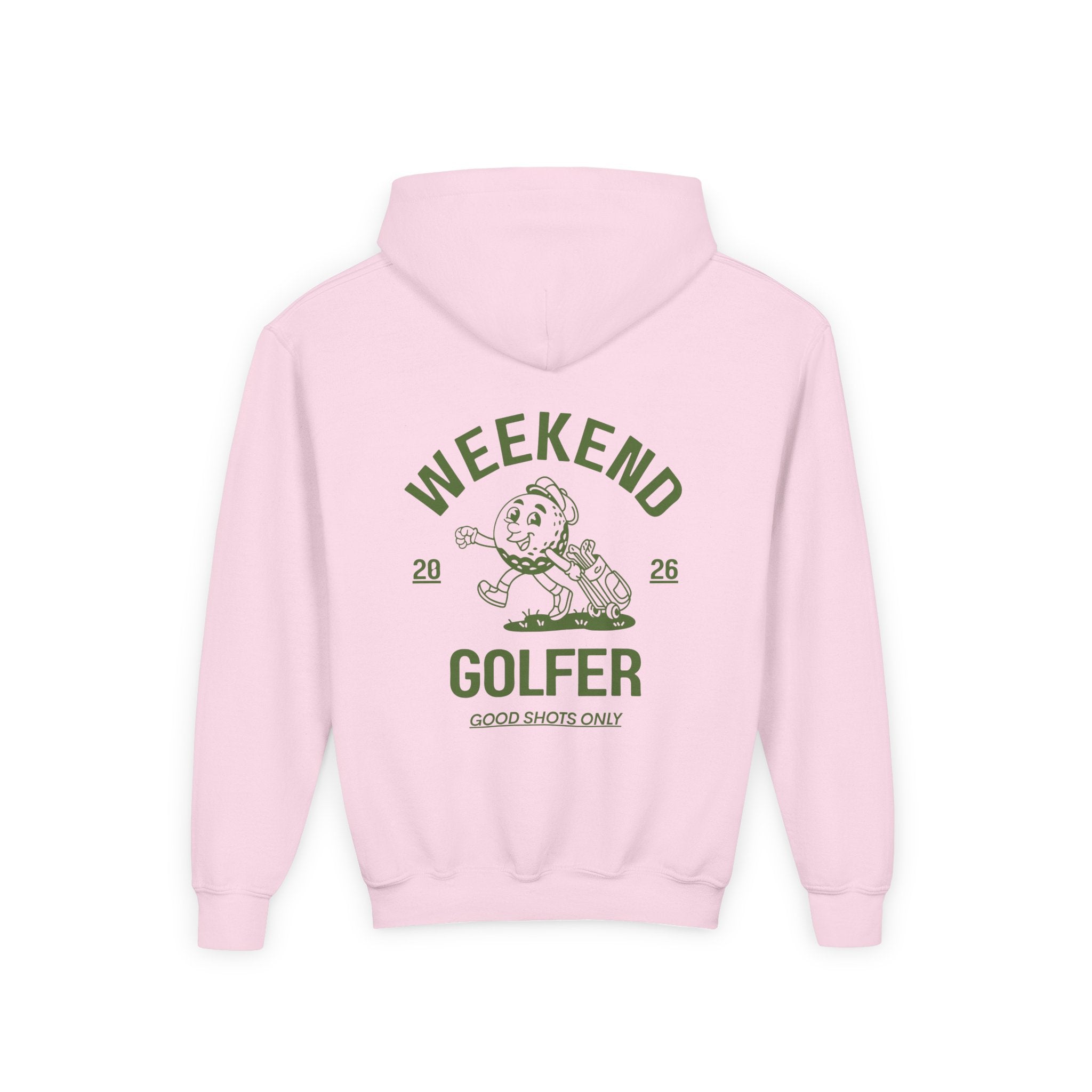 Weekend Golfer Hoodie — Youth Good Shots Only
