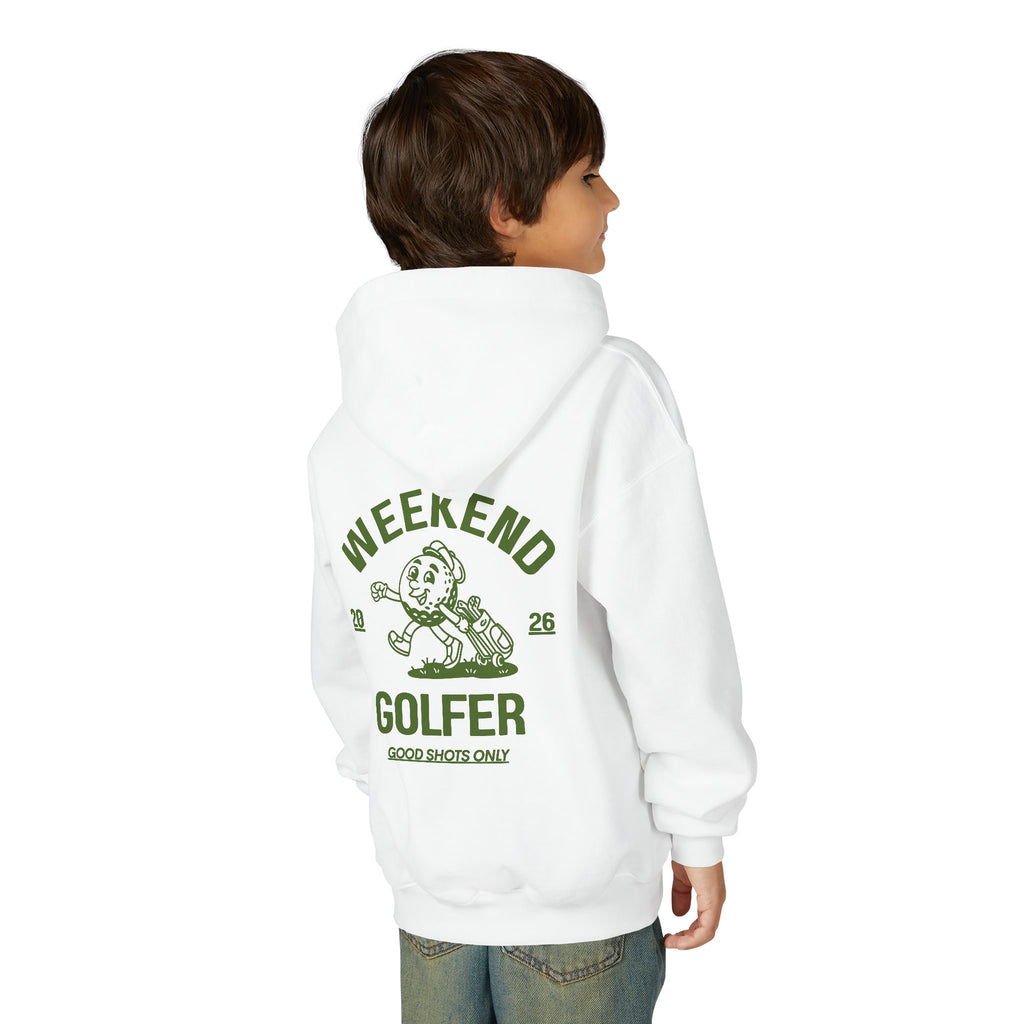 Weekend Golfer Hoodie — Youth Good Shots Only