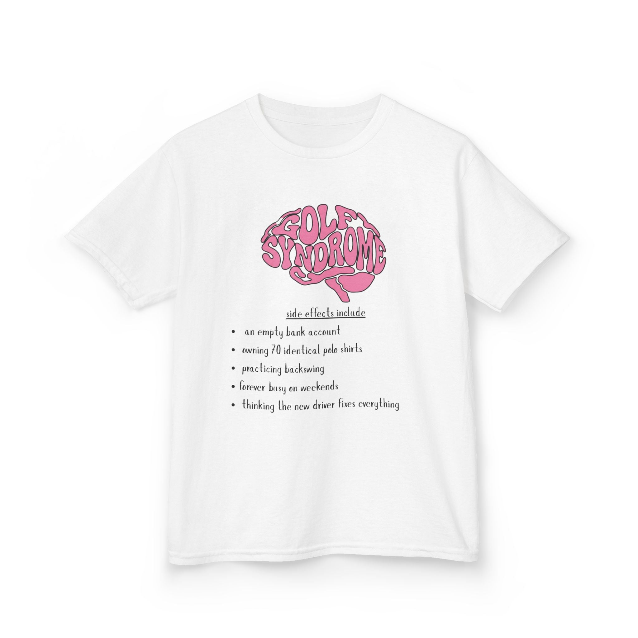 golf-aholic  kids t shirt