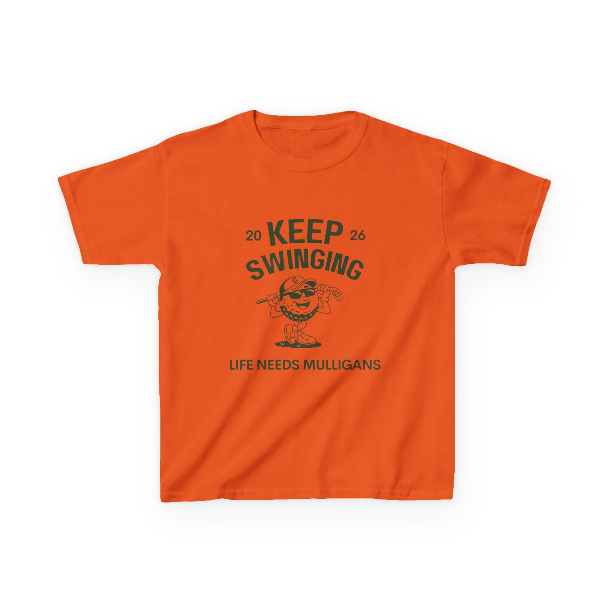 Keep Swinging" life needs mulligans - youth t shirt