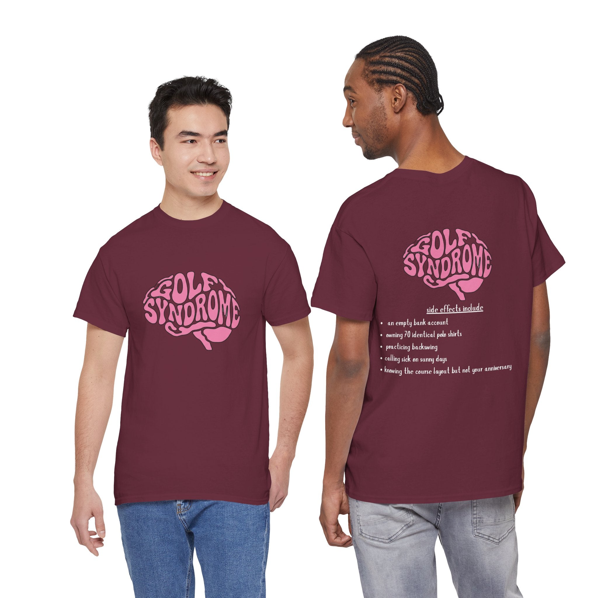 crazy golf-syndrome -Mens vintage T- Shirt light