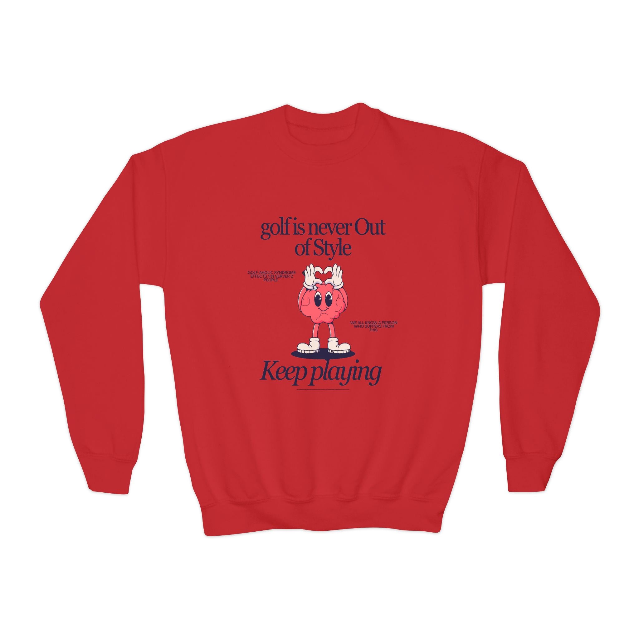 golf is never out of style youth sweatshirt