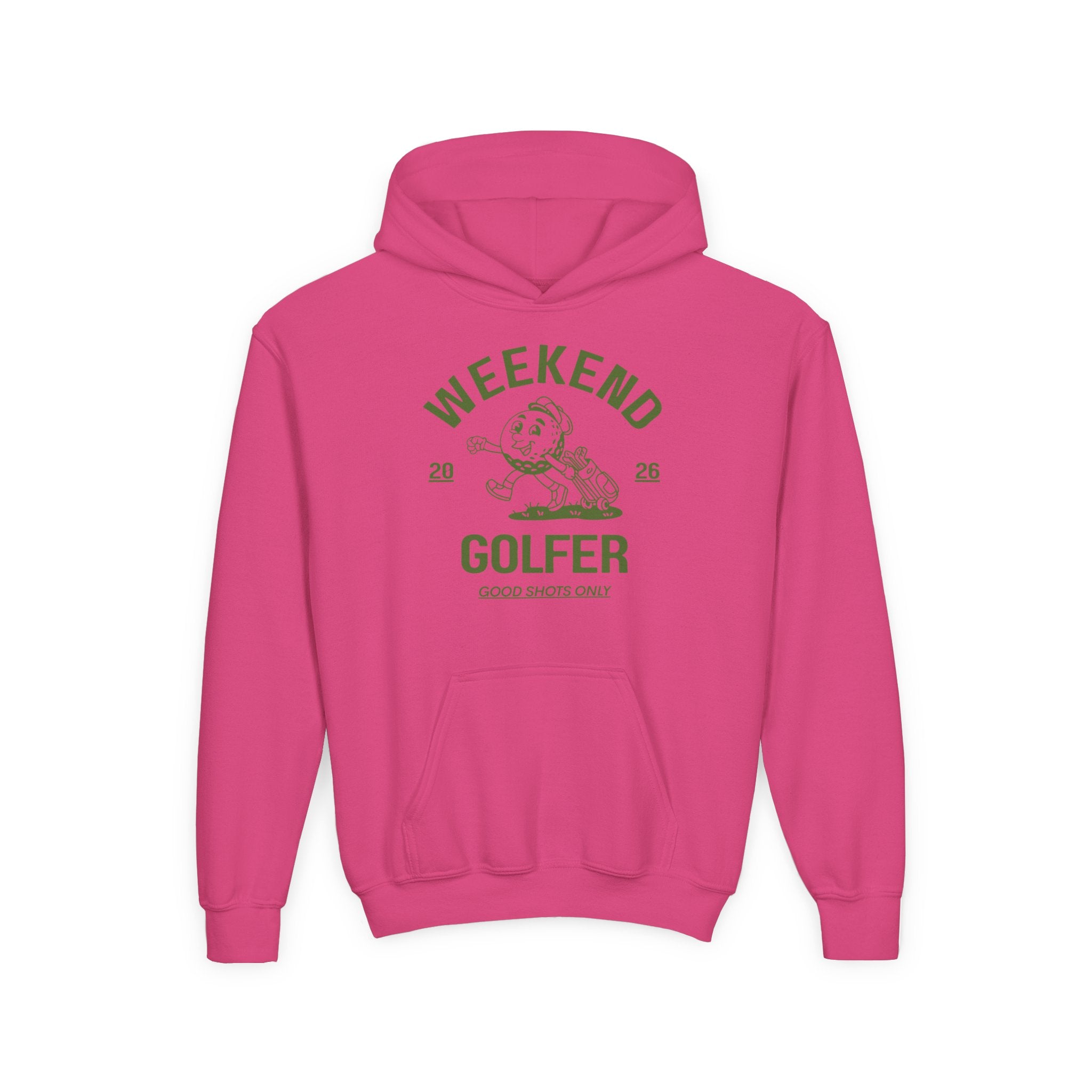 Weekend Golfer Hoodie — Youth Good Shots Only